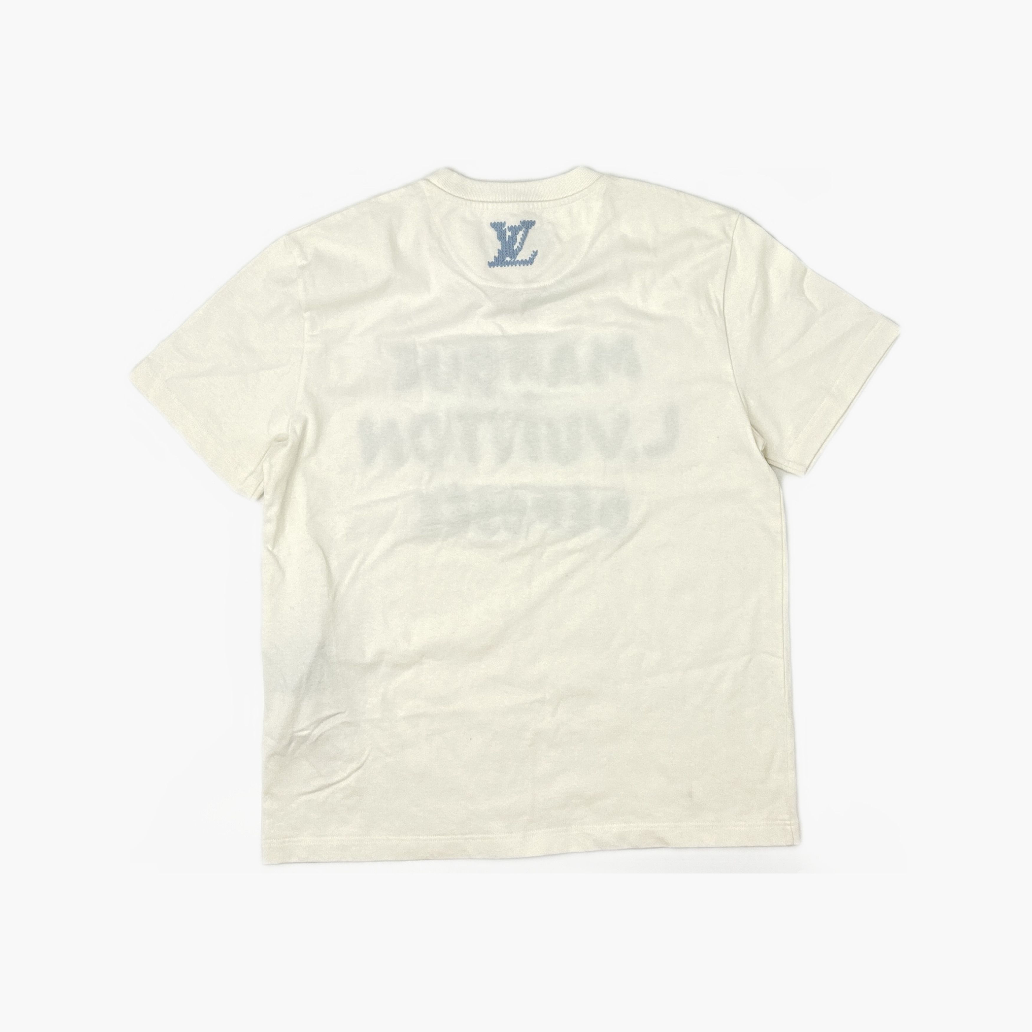 Louis Vuitton Louis Vuitton Embroidered Logo T-Shirt Size L Size US L / EU 52-54 / 3 - 2 Thumbnail