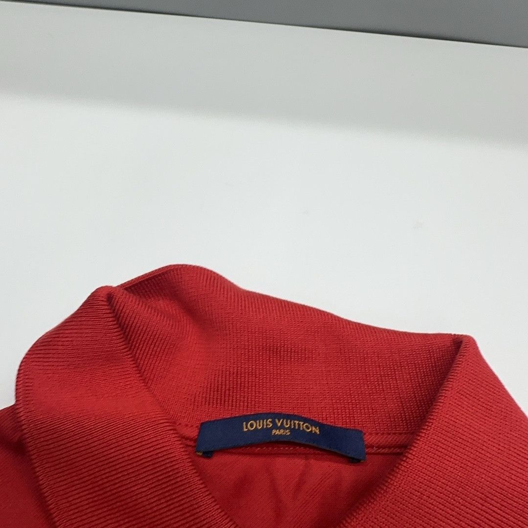 Louis Vuitton Louis Vuitton Red Polo Shirt Size S Size US S / EU 44-46 / 1 - 4 Thumbnail