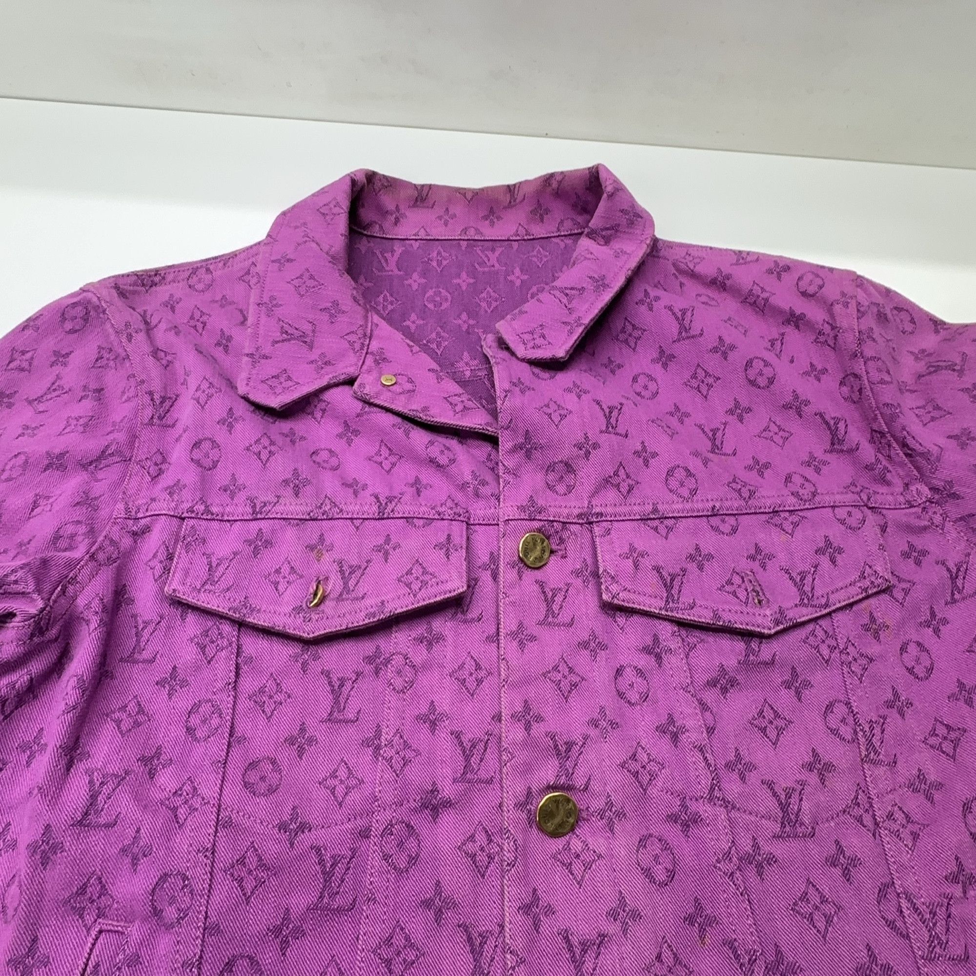 Louis Vuitton Louis Vuitton Monogram Denim Jacket US XXL Size US XXL / EU 58 / 5 - 8 Thumbnail