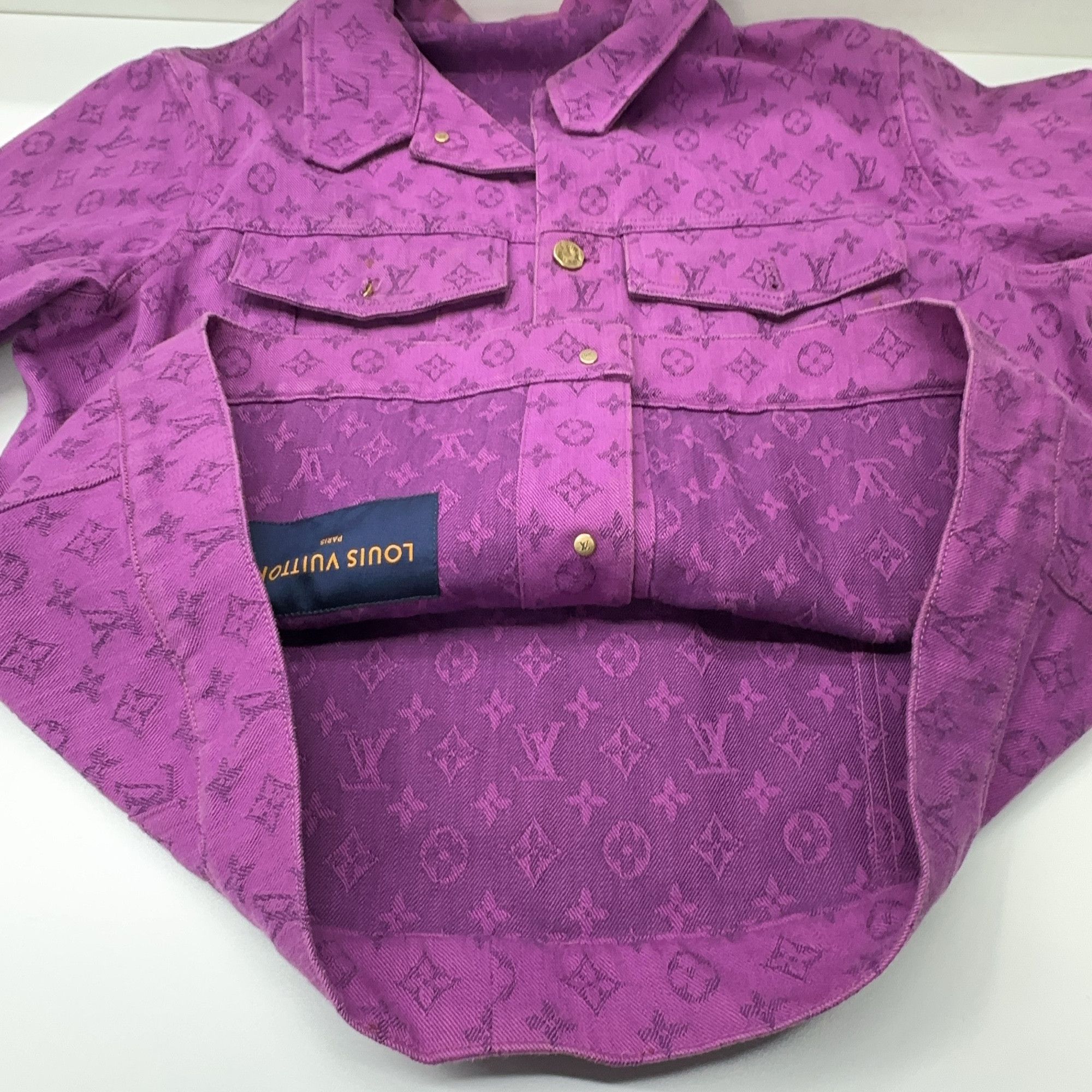 Louis Vuitton Louis Vuitton Monogram Denim Jacket US XXL Size US XXL / EU 58 / 5 - 10 Thumbnail