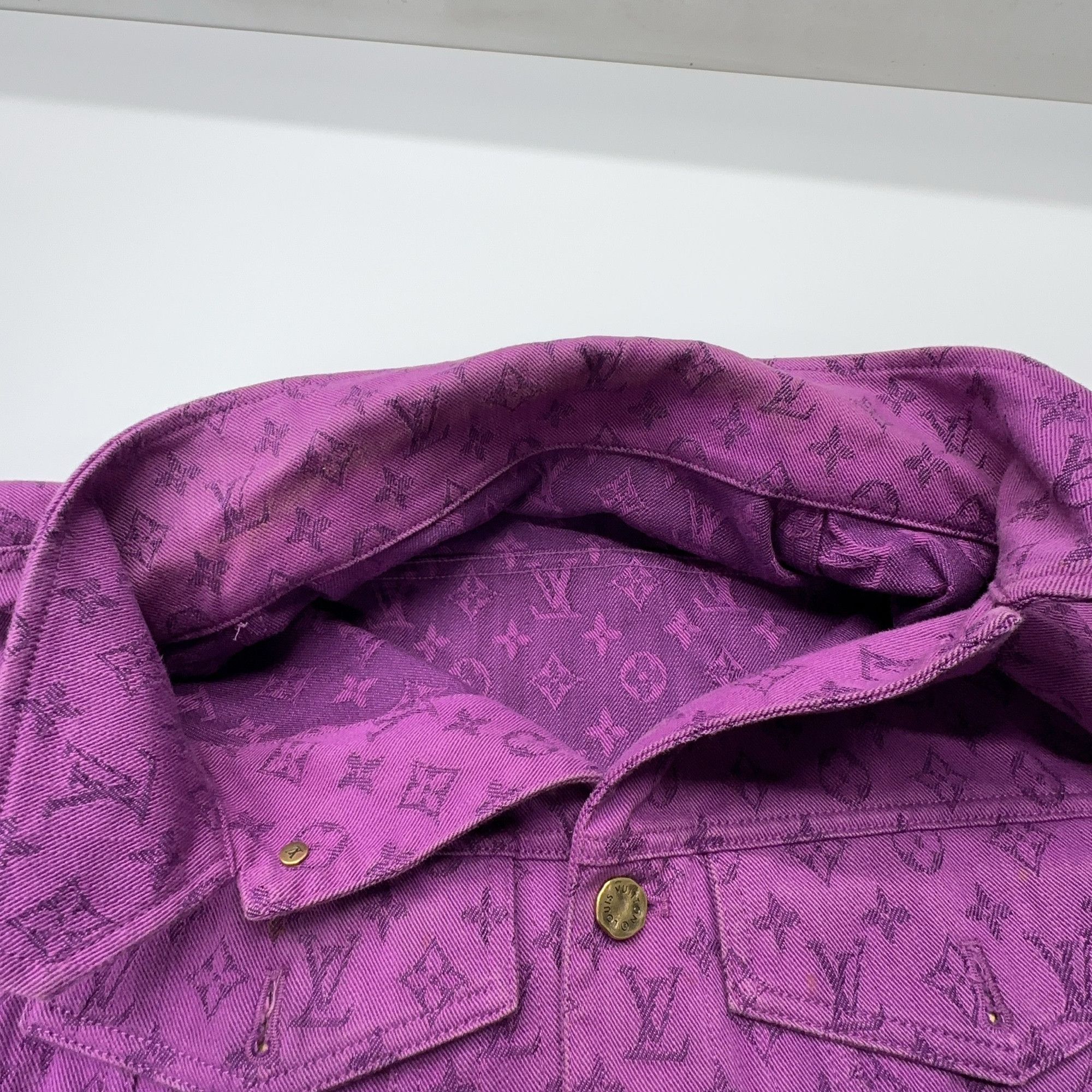 Louis Vuitton Louis Vuitton Monogram Denim Jacket US XXL Size US XXL / EU 58 / 5 - 5 Thumbnail