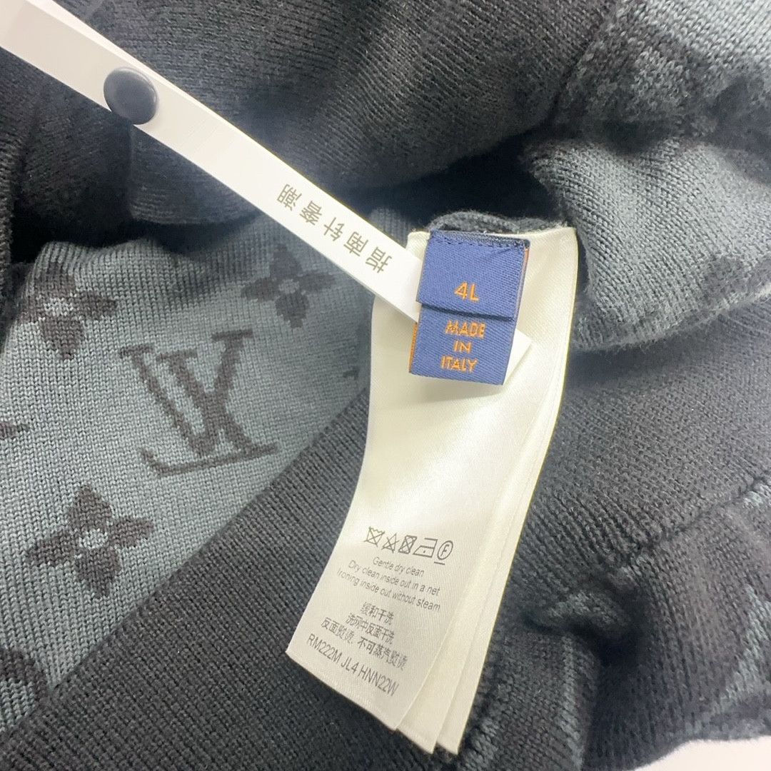 Louis Vuitton Louis Vuitton Monogram Knit Zip-Up Jacket Size XL Size US XL / EU 56 / 4 - 3 Thumbnail