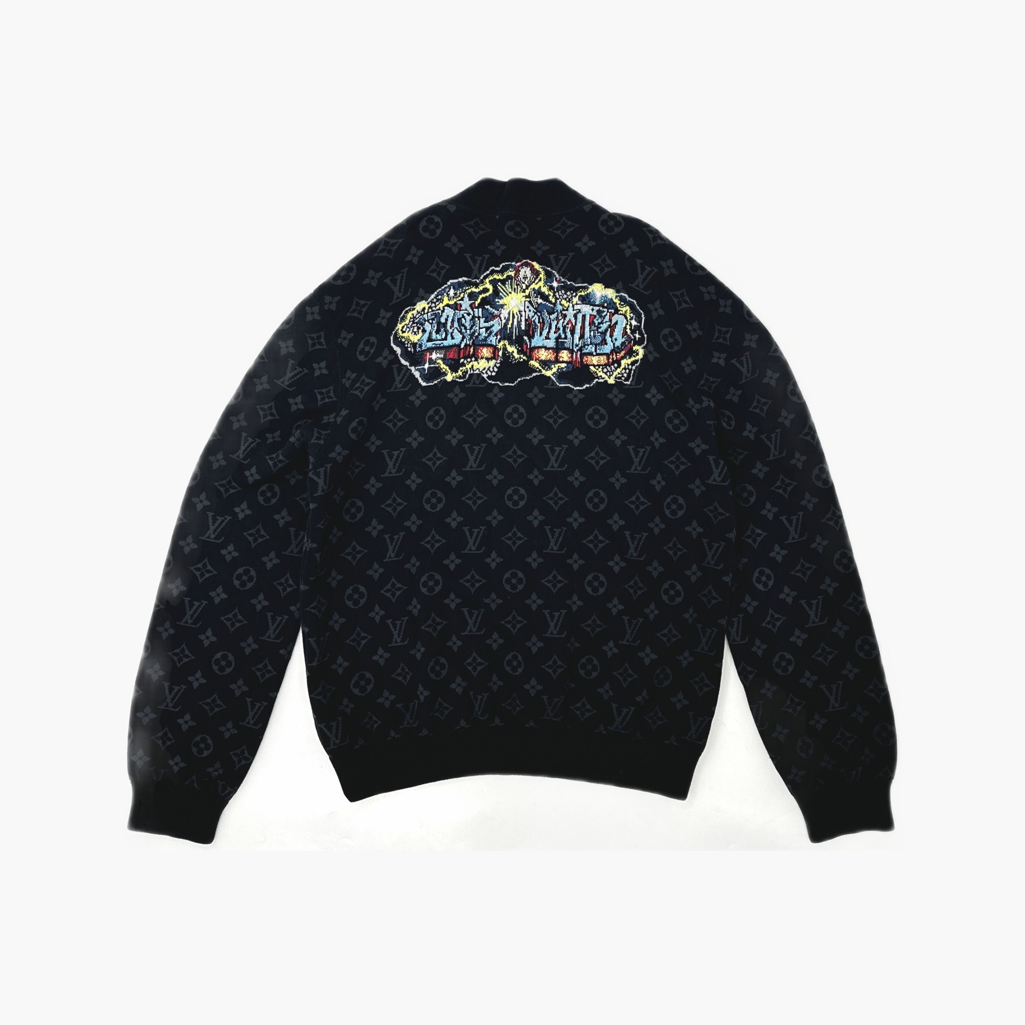 Louis Vuitton Louis Vuitton Monogram Knit Zip-Up Jacket Size XL Size US XL / EU 56 / 4 - 2 Thumbnail