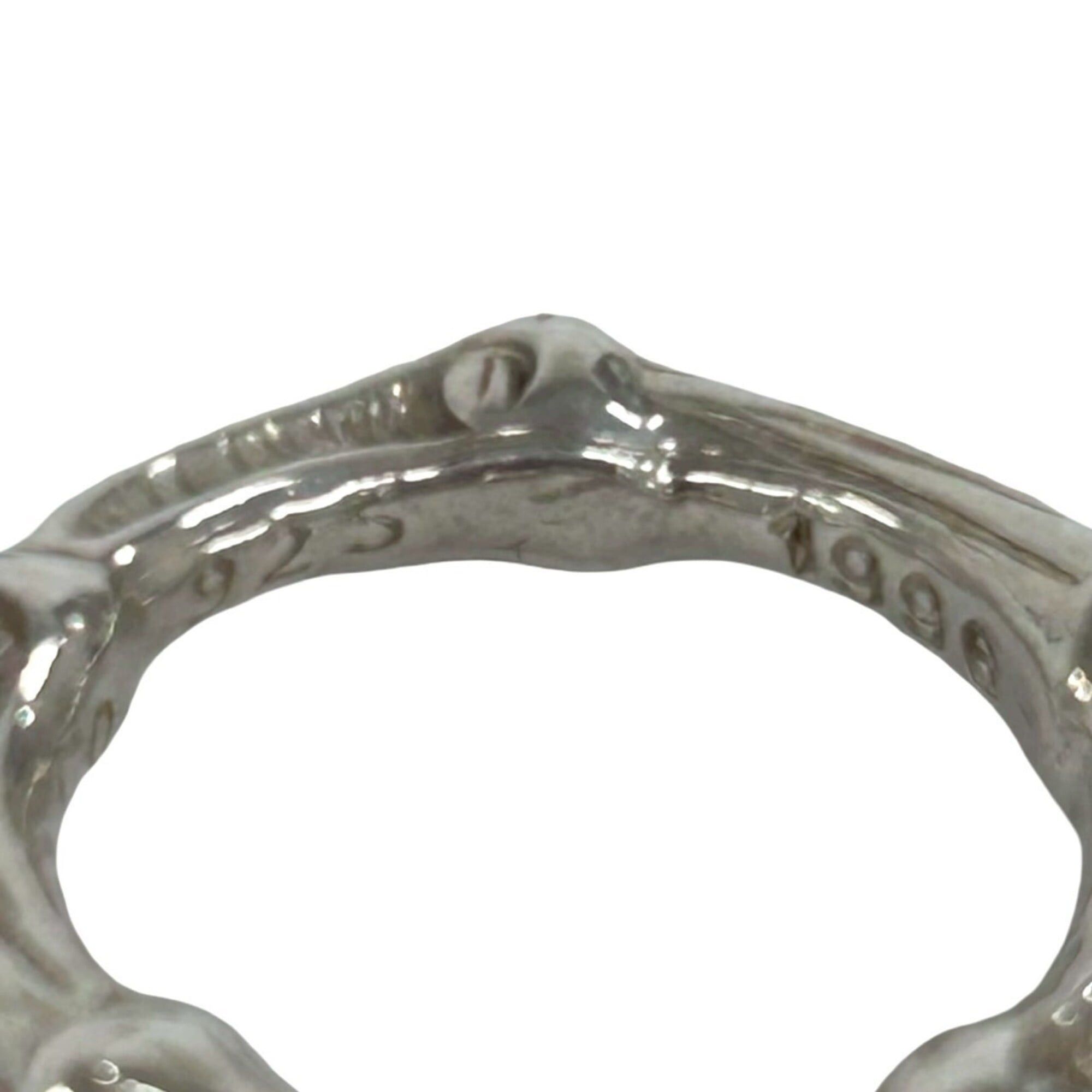 Tiffany & Co. TIFFANY&Co. Tiffany Bamboo Sterling Silver 925 Ring, Women's/Men's Accessory, Silver, 64586 Size ONE SIZE - 4 Thumbnail