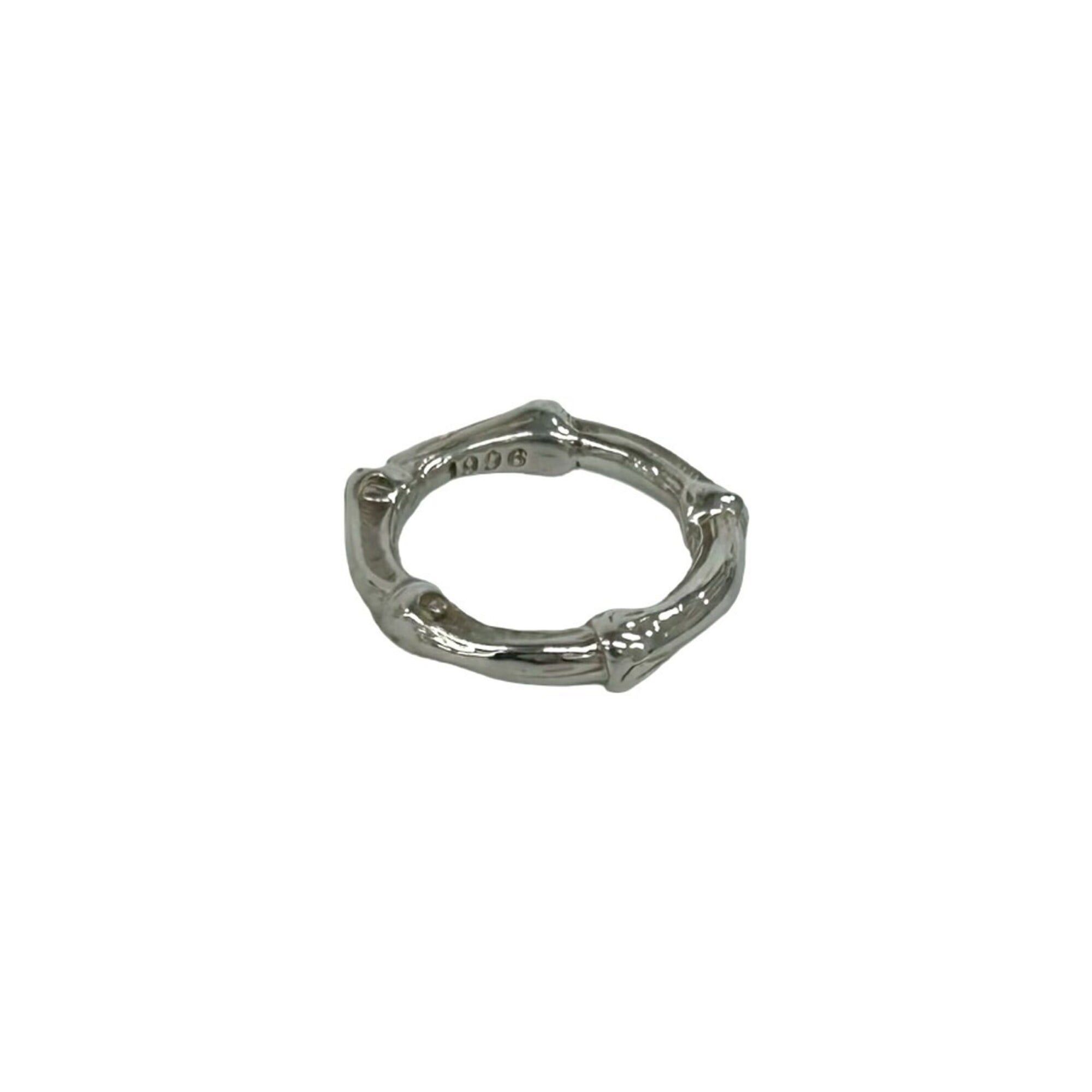 Tiffany & Co. TIFFANY&Co. Tiffany Bamboo Sterling Silver 925 Ring, Women's/Men's Accessory, Silver, 64586 Size ONE SIZE - 6 Thumbnail