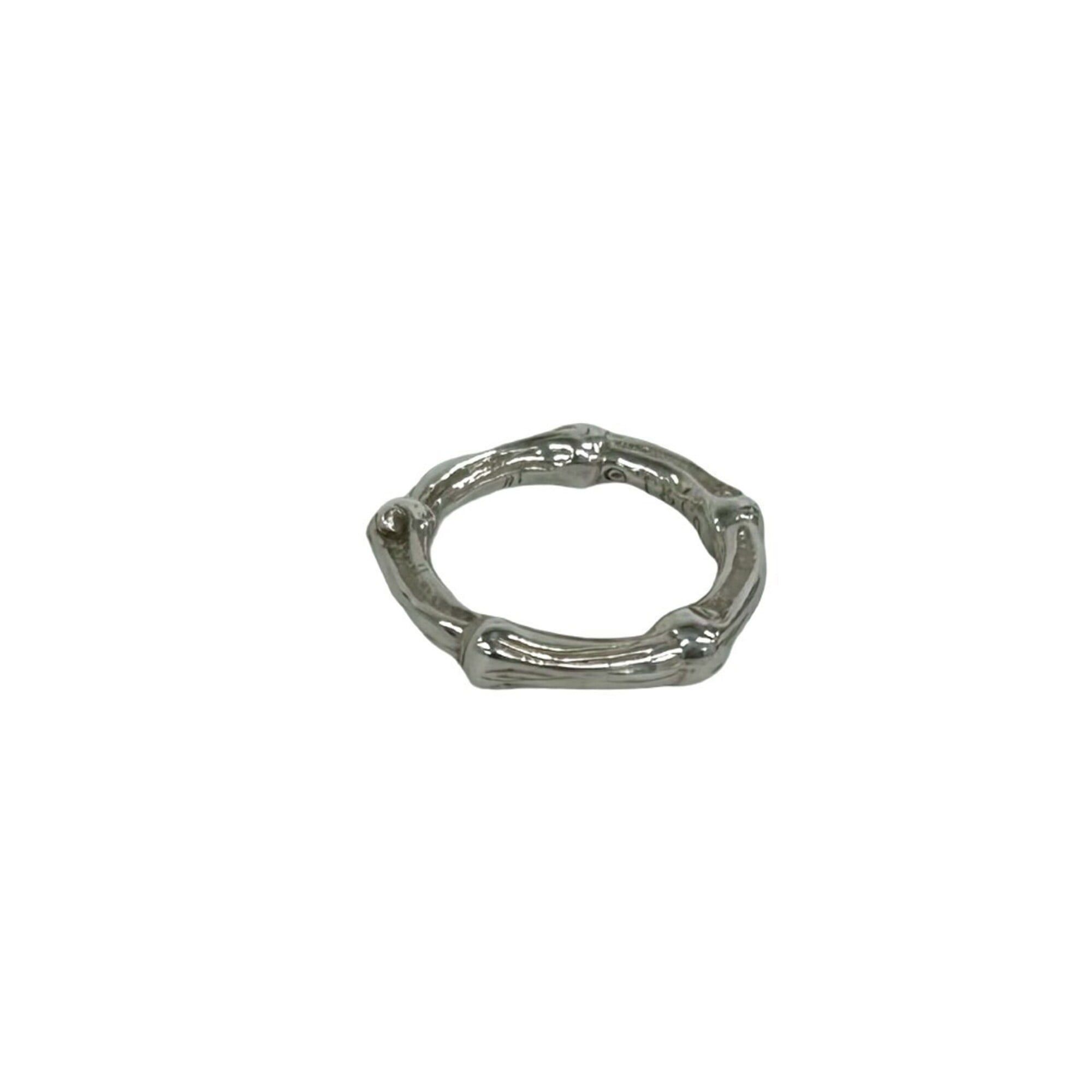 Tiffany & Co. TIFFANY&Co. Tiffany Bamboo Sterling Silver 925 Ring, Women's/Men's Accessory, Silver, 64586 Size ONE SIZE - 7 Thumbnail