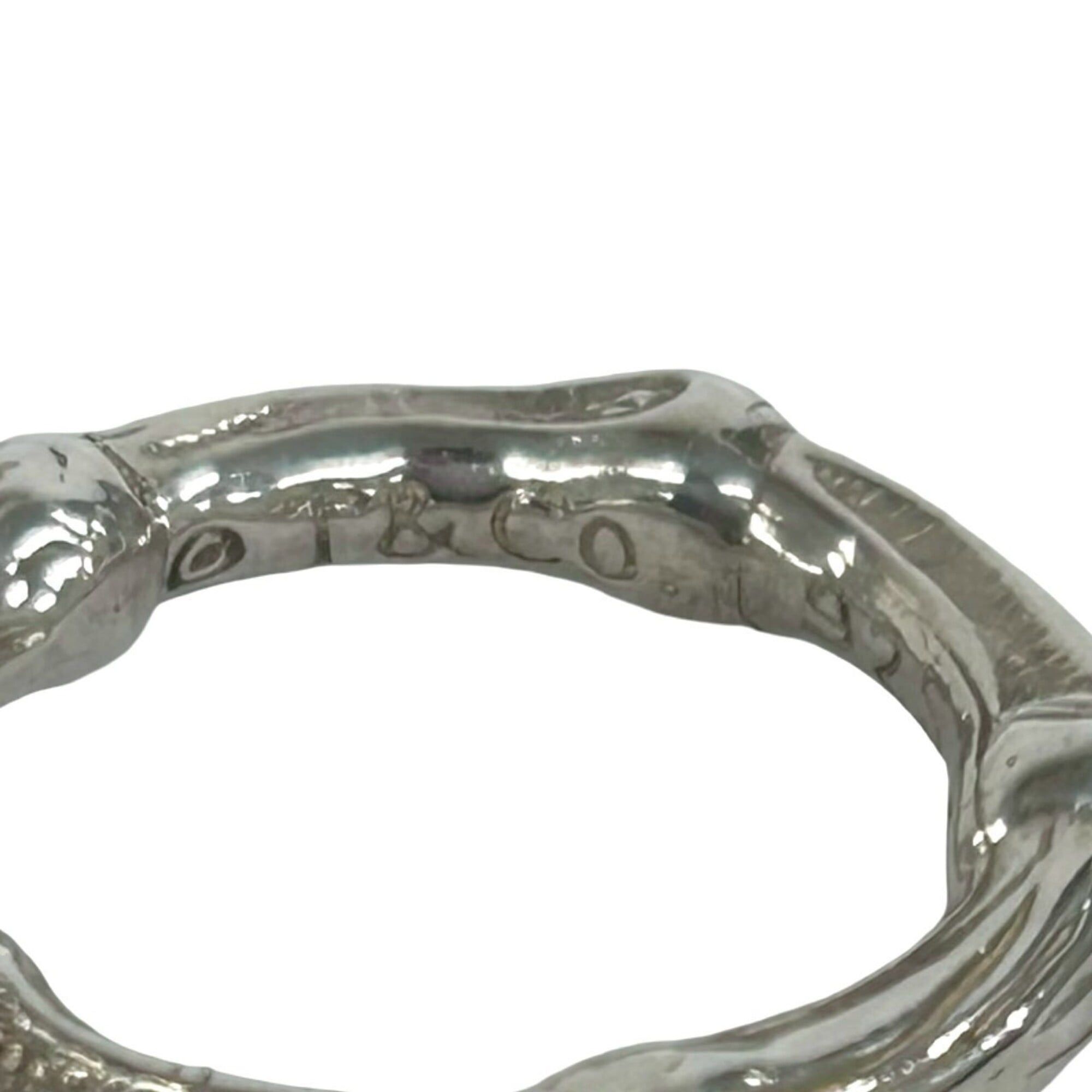 Tiffany & Co. TIFFANY&Co. Tiffany Bamboo Sterling Silver 925 Ring, Women's/Men's Accessory, Silver, 64586 Size ONE SIZE - 3 Thumbnail