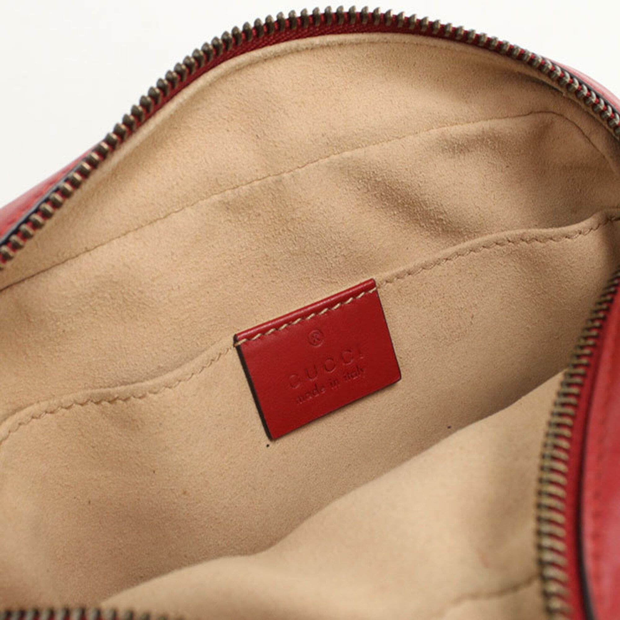 Gucci Gucci Crossbody Shoulder Bag 448065 Mini Camera GG Marmont Women's Red Size ONE SIZE - 4 Thumbnail
