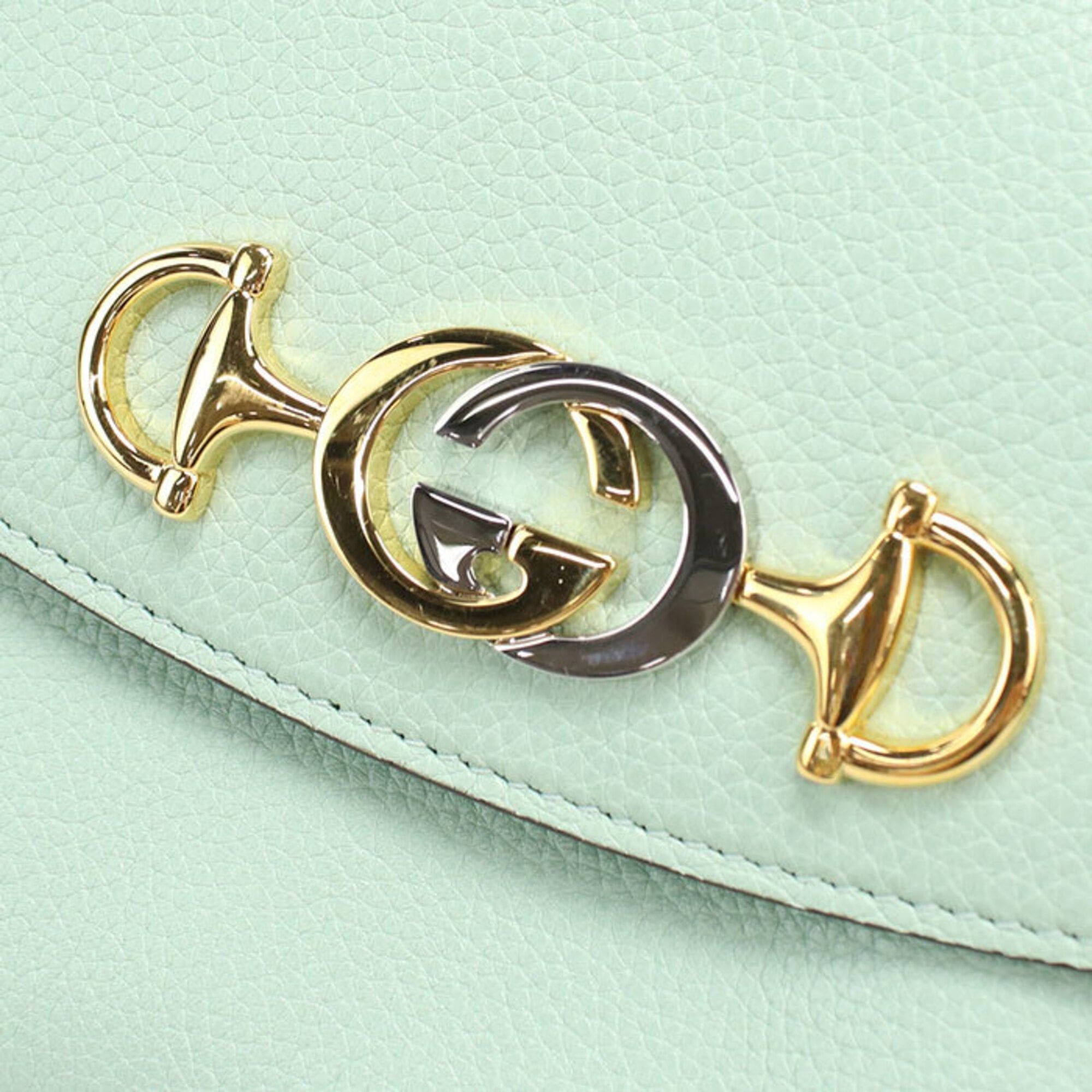 Gucci GUCCI handbag 572375 2WAY Zumi women's green Size ONE SIZE - 4 Thumbnail