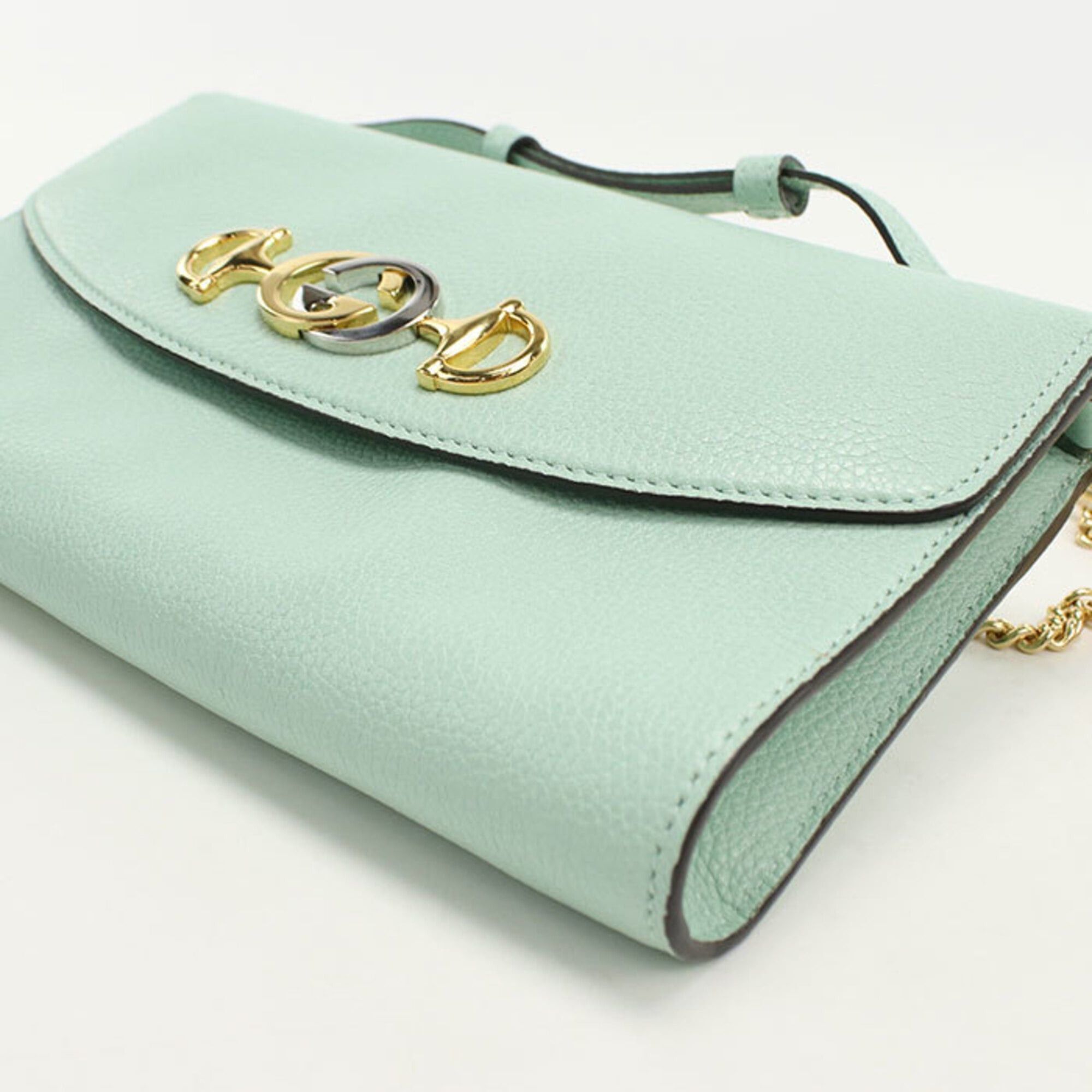 Gucci GUCCI handbag 572375 2WAY Zumi women's green Size ONE SIZE - 6 Thumbnail