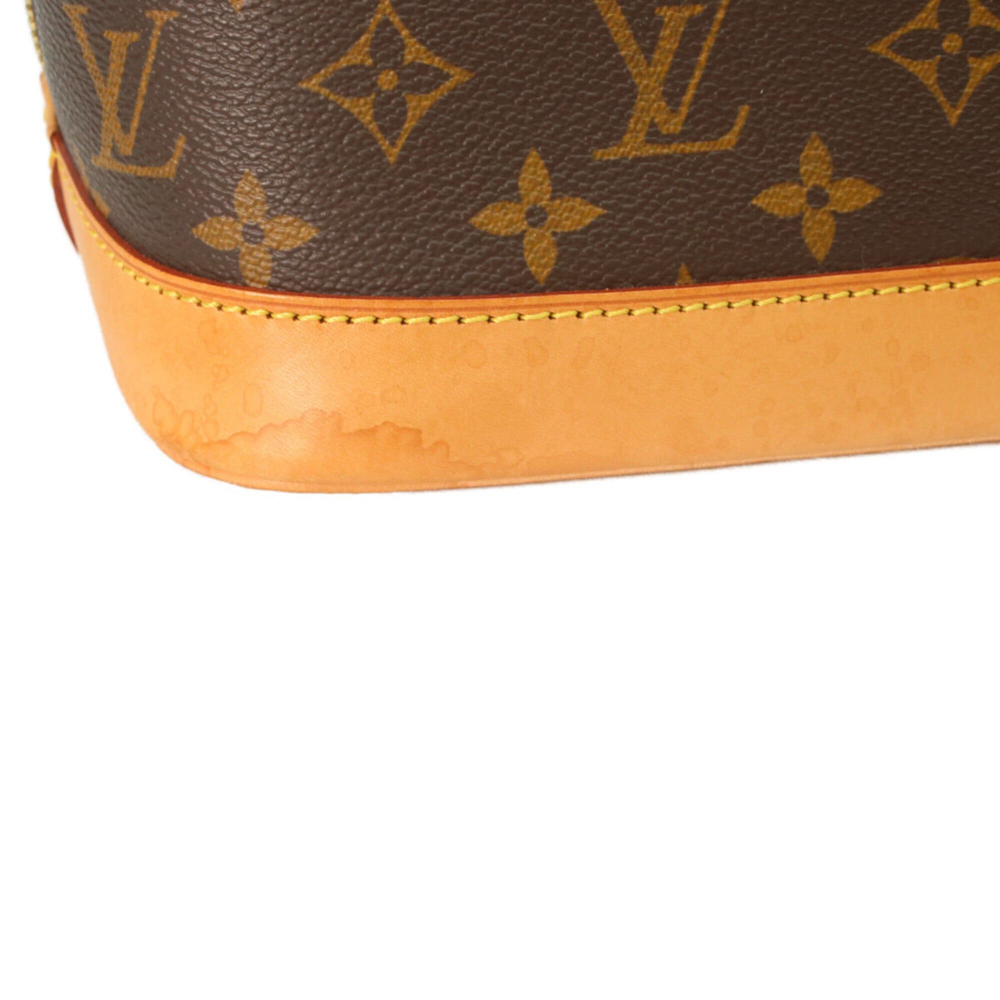 Louis Vuitton LOUIS VUITTON M51130 Monogram Alma Handbag, Beige, Gold Hardware, Women's Size ONE SIZE - 6 Thumbnail