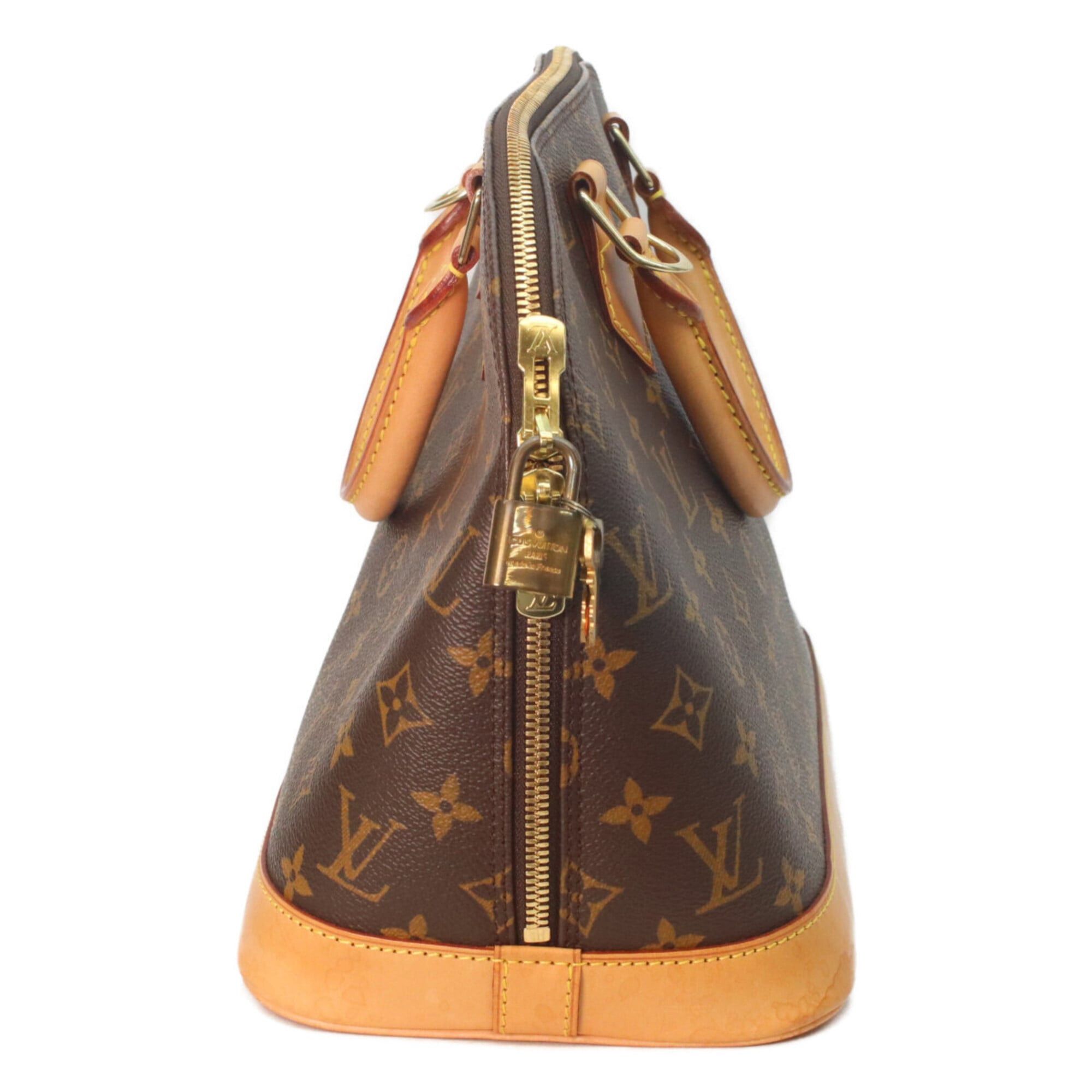 Louis Vuitton LOUIS VUITTON M51130 Monogram Alma Handbag, Beige, Gold Hardware, Women's Size ONE SIZE - 4 Thumbnail