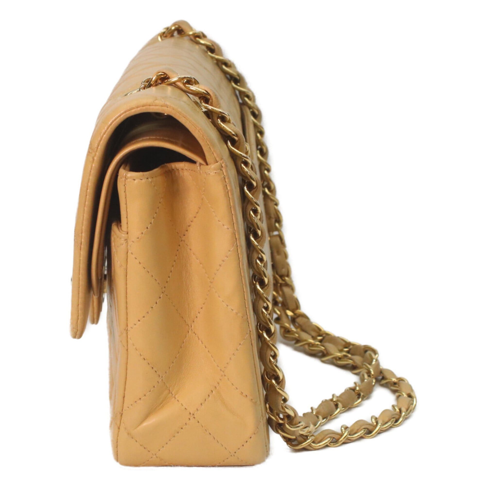 Chanel CHANEL A01112 Lambskin Matelassé 25 Shoulder Bag, Beige, Gold Hardware, Women's Size ONE SIZE - 2 Thumbnail