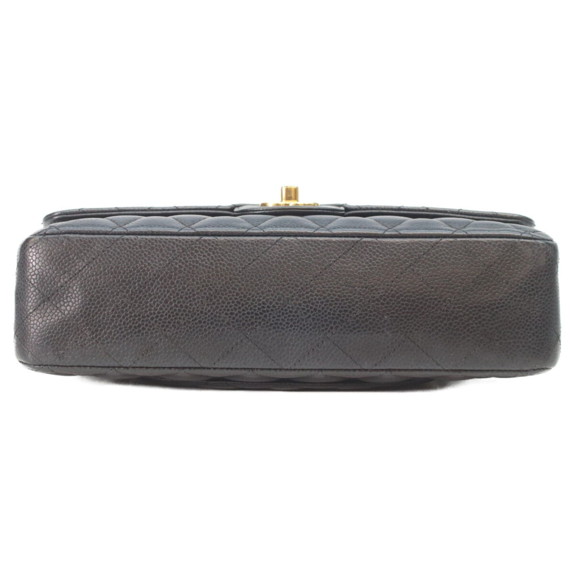 Chanel CHANEL Matelassé 25 Shoulder Bag, No. 27, A01112, Black Caviar Leather, Gold Hardware, Women's. Size ONE SIZE - 5 Thumbnail