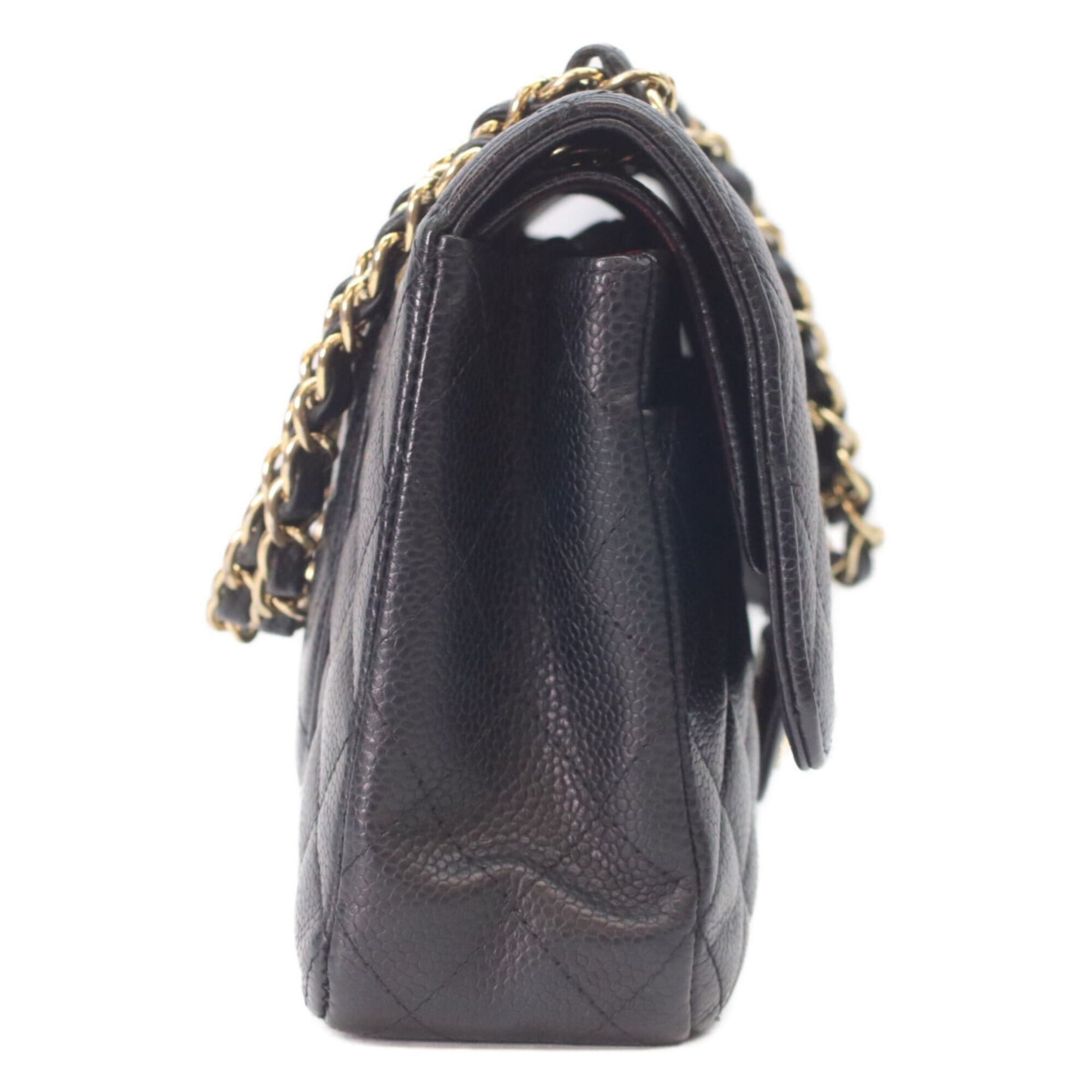 Chanel CHANEL Matelassé 25 Shoulder Bag, No. 27, A01112, Black Caviar Leather, Gold Hardware, Women's. Size ONE SIZE - 2 Thumbnail