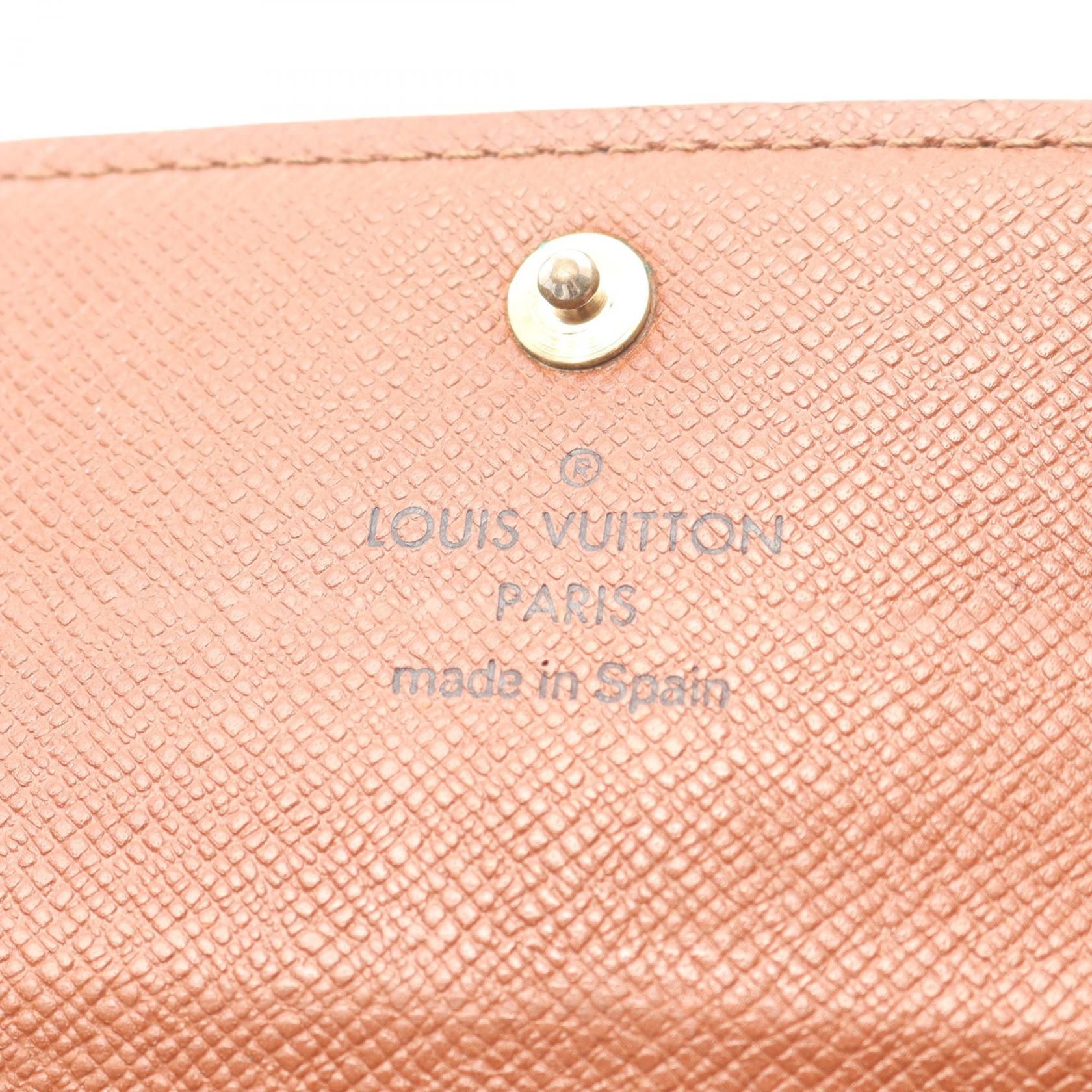Louis Vuitton Louis Vuitton Louis Vuitton Pochette Portemonnaie Credit Monogram Long Wallet Textile Long Wallet M61725 DUTY FREE for USA Size ONE SIZE - 4 Thumbnail