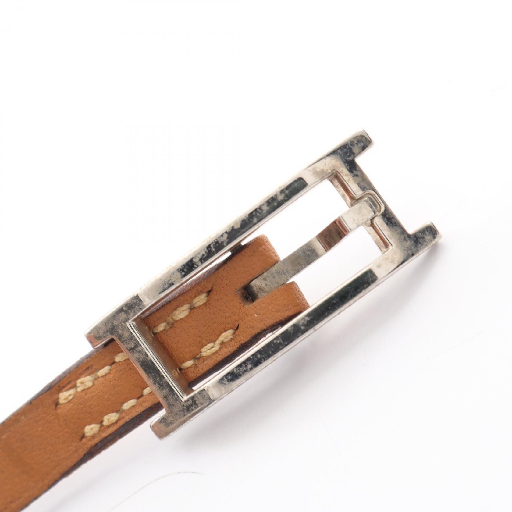 Hermes Hermes Hermes Api3 Tandem Leather Stainless Steel Bracelet Leather Bracelet G DUTY FREE for USA Size ONE SIZE - 8 Thumbnail
