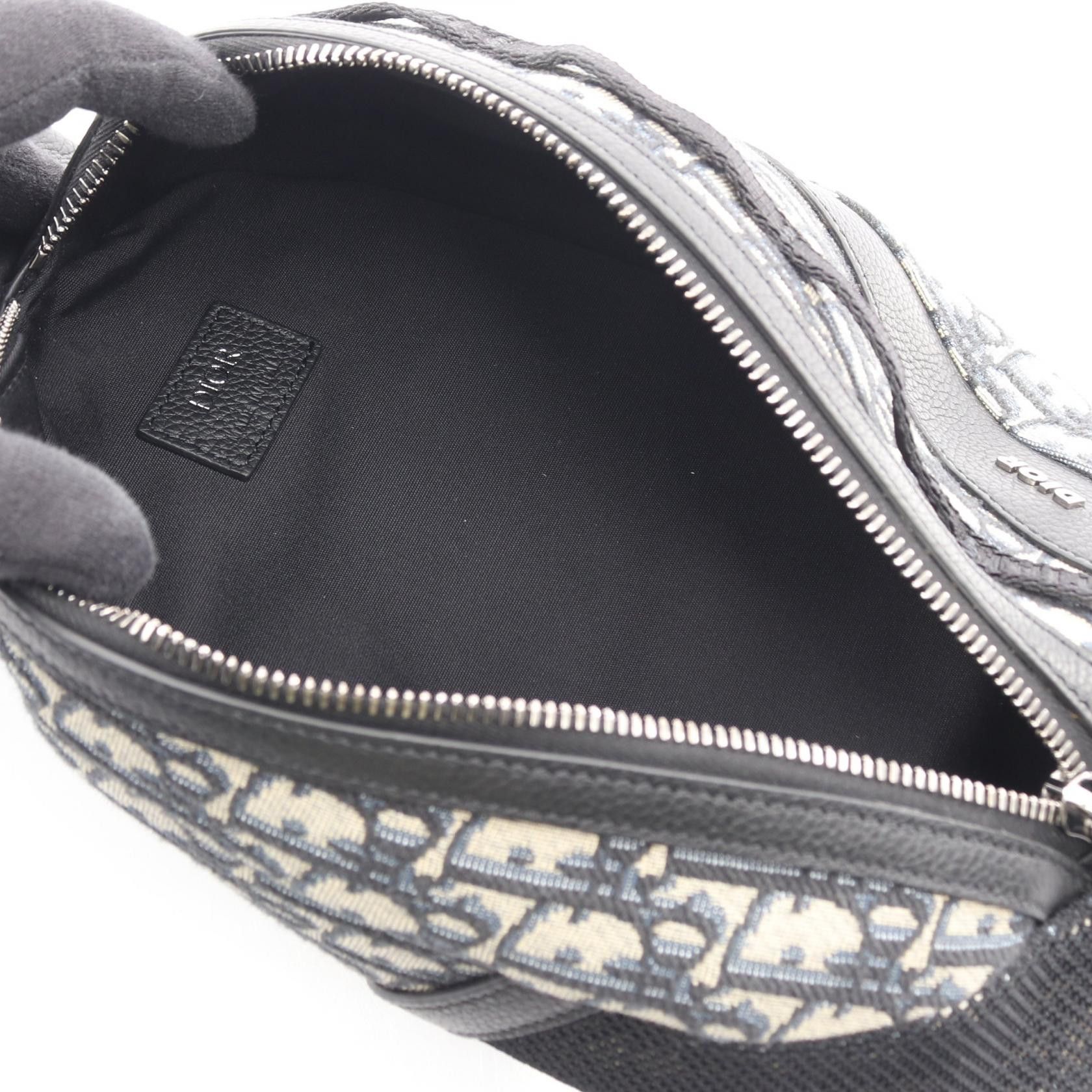 Dior Dior Dior Scarab Oblique waist bag body bag Textile Belt Bag DUTY FREE for USA Size ONE SIZE - 3 Thumbnail