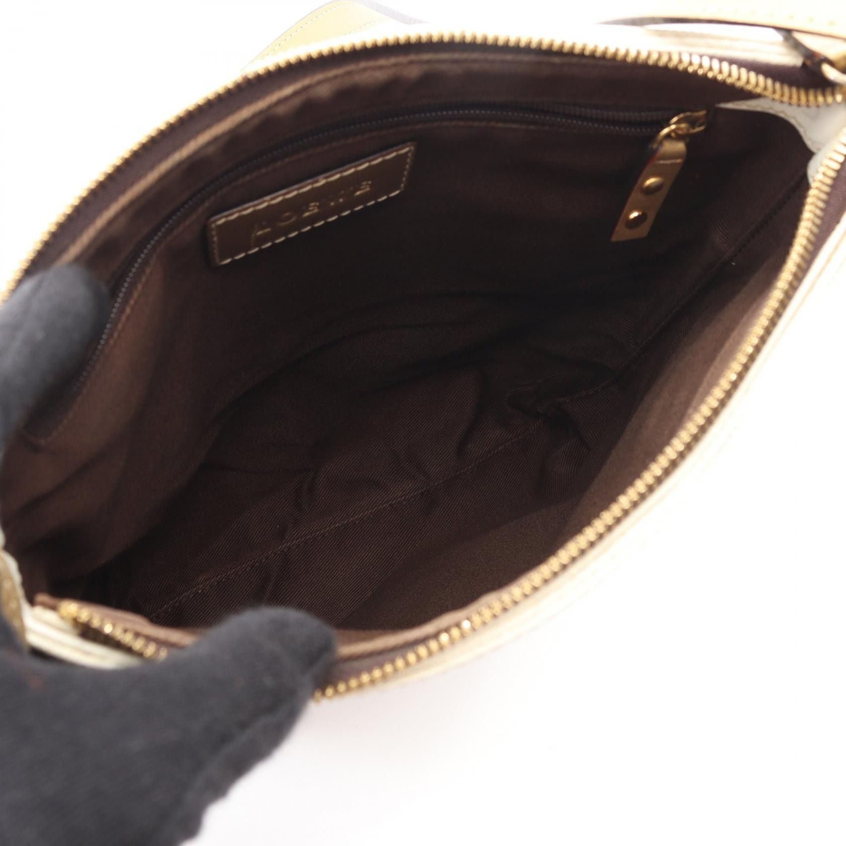 Loewe Loewe Loewe Repeat Anagram PVC Coated Canvas Leather Shoulder Bag Plastic / Synthetic Shoulder Bag DUTY FREE for USA Size ONE SIZE - 3 Thumbnail