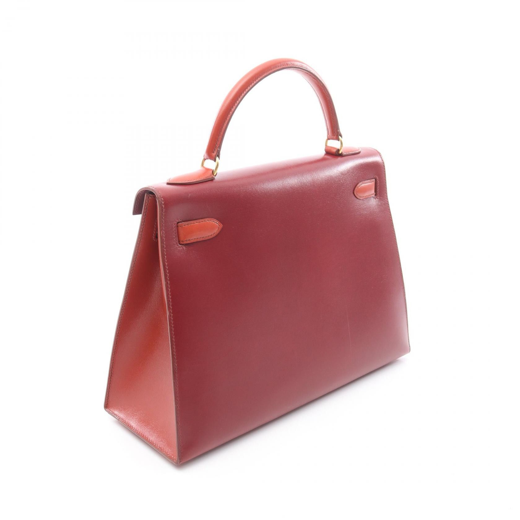 Hermes Hermes Hermes Kelly32 Box Calf Tote Leather Handbag Stamp Z (1996) DUTY FREE for USA Size ONE SIZE - 2 Thumbnail