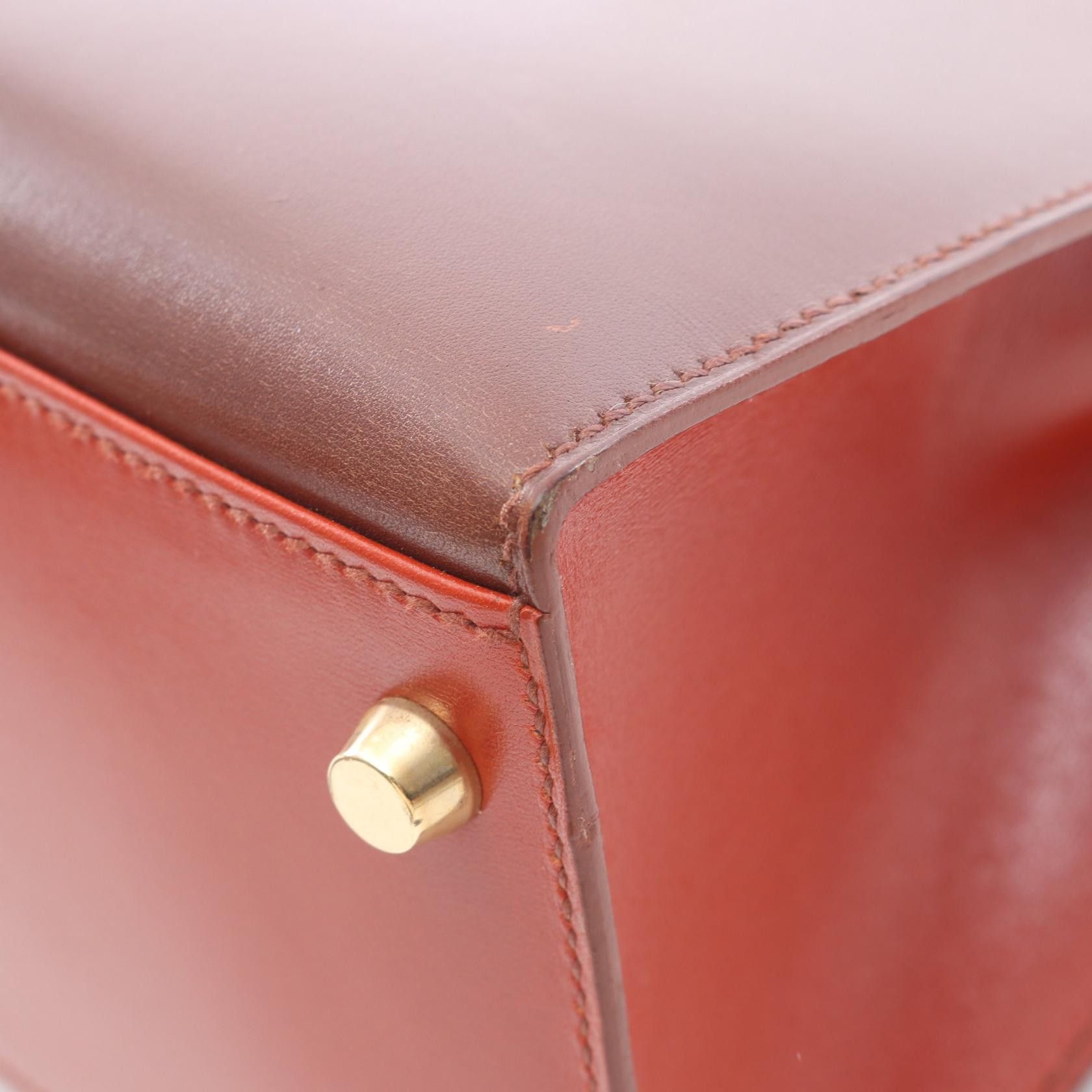 Hermes Hermes Hermes Kelly32 Box Calf Tote Leather Handbag Stamp Z (1996) DUTY FREE for USA Size ONE SIZE - 8 Thumbnail