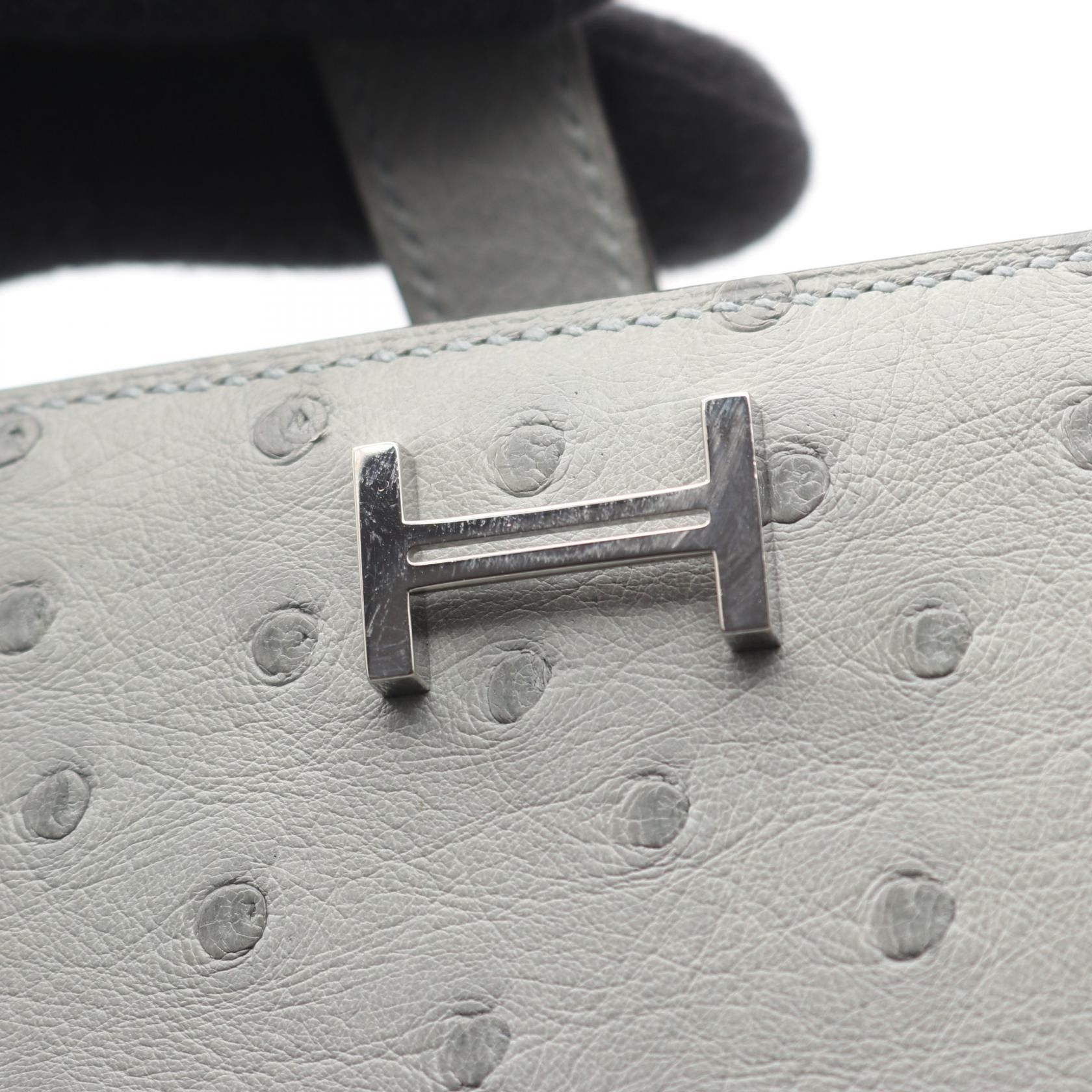 Hermes Hermes Hermes Bearn Souffle Leather Long Wallet Leather Long Wallet Stamp B (2023) DUTY FREE for USA Size ONE SIZE - 8 Thumbnail