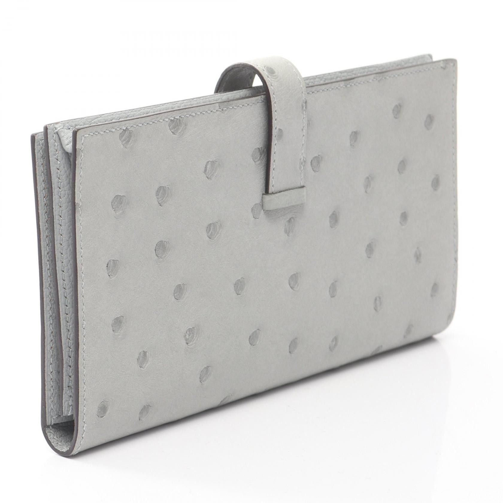Hermes Hermes Hermes Bearn Souffle Leather Long Wallet Leather Long Wallet Stamp B (2023) DUTY FREE for USA Size ONE SIZE - 2 Thumbnail