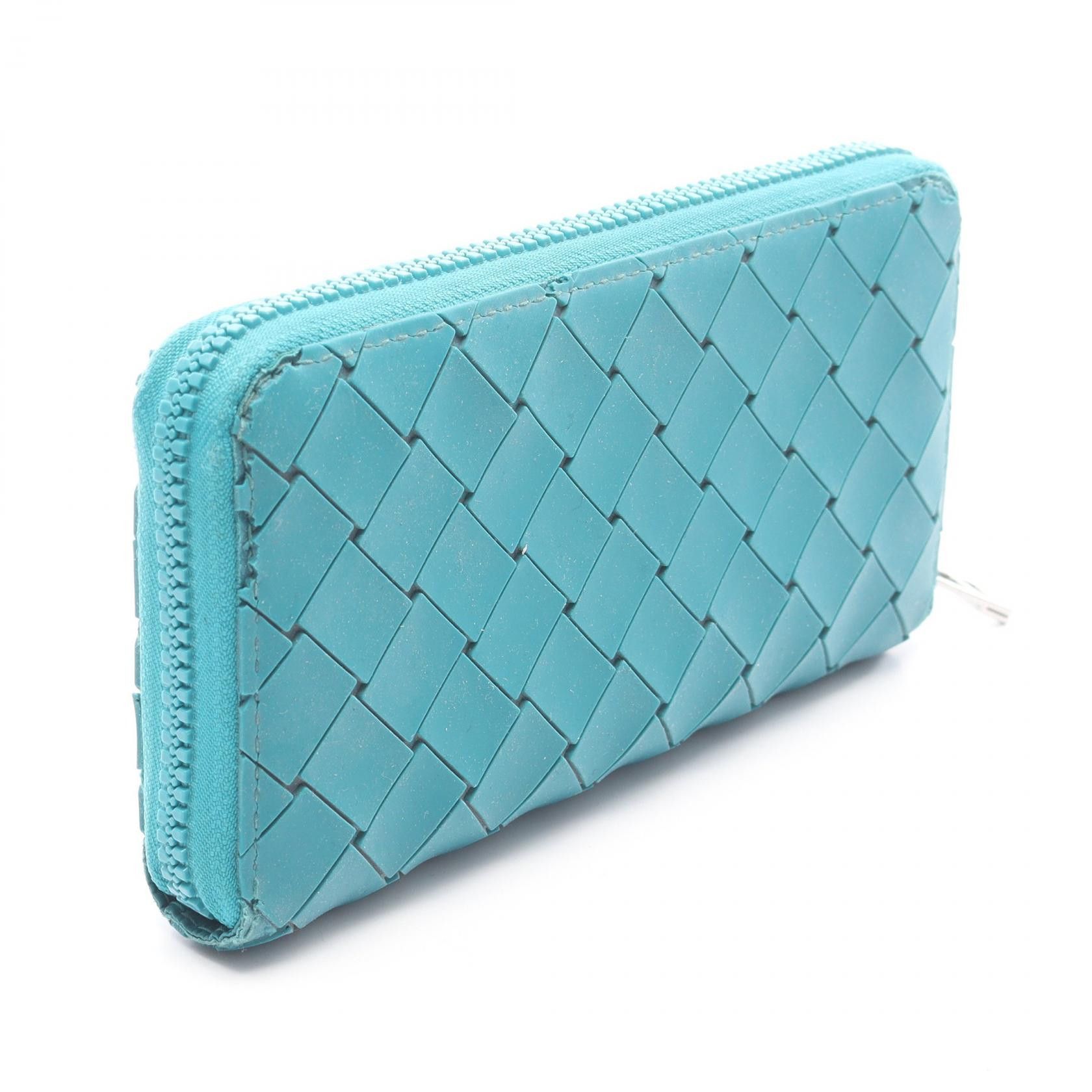 Bottega Veneta Bottega Veneta Bottega Veneta Intrecciato Rubber Long Zip Wallet Plastic / Synthetic Long Wallet DUTY FREE for USA Size ONE SIZE - 2 Thumbnail