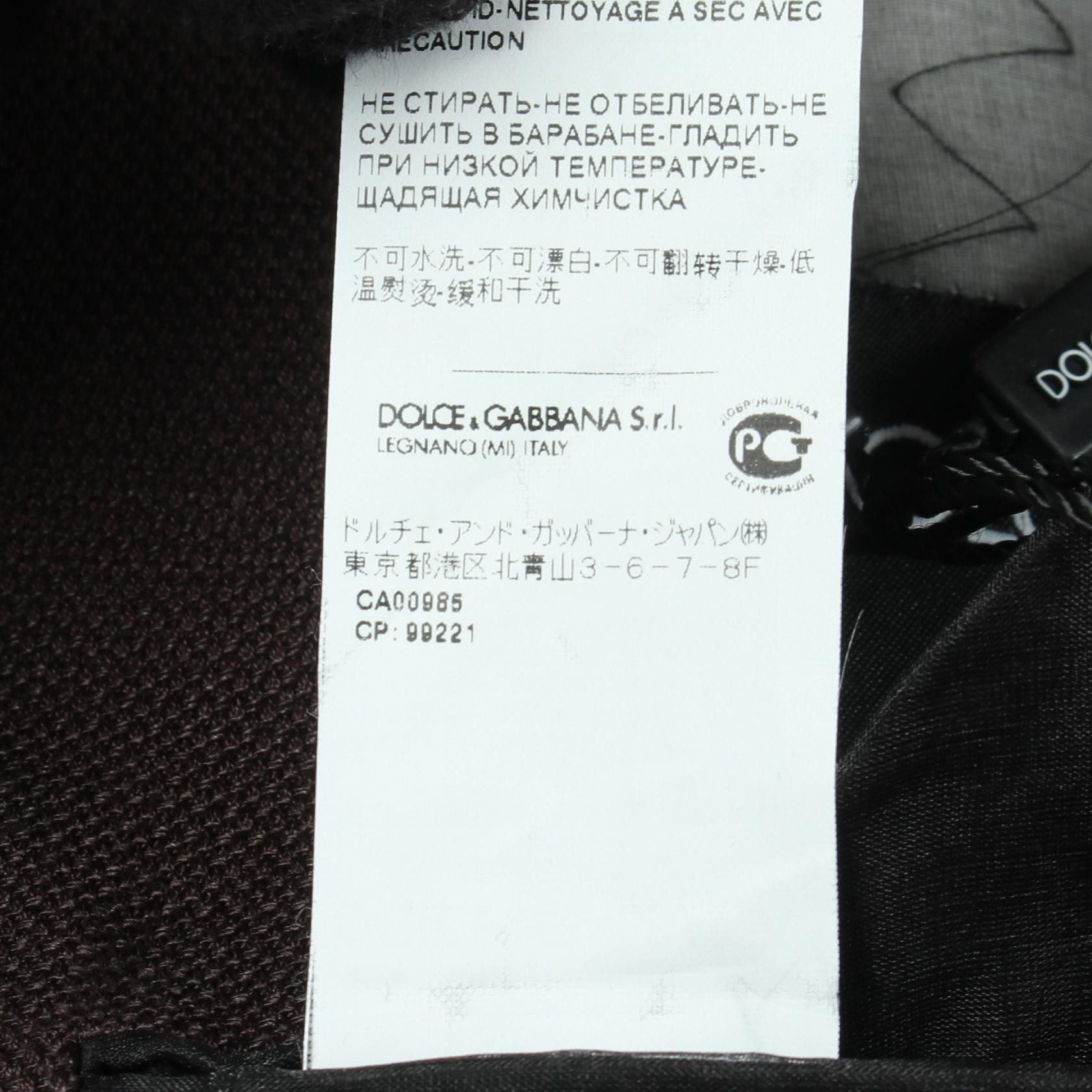 Dolce & Gabbana Dolce & Gabbana Dolce & Gabbana Silk Tailored Jacket Textile Outerwear G2FA6T DUTY FREE for USA Size ONE SIZE - 4 Thumbnail