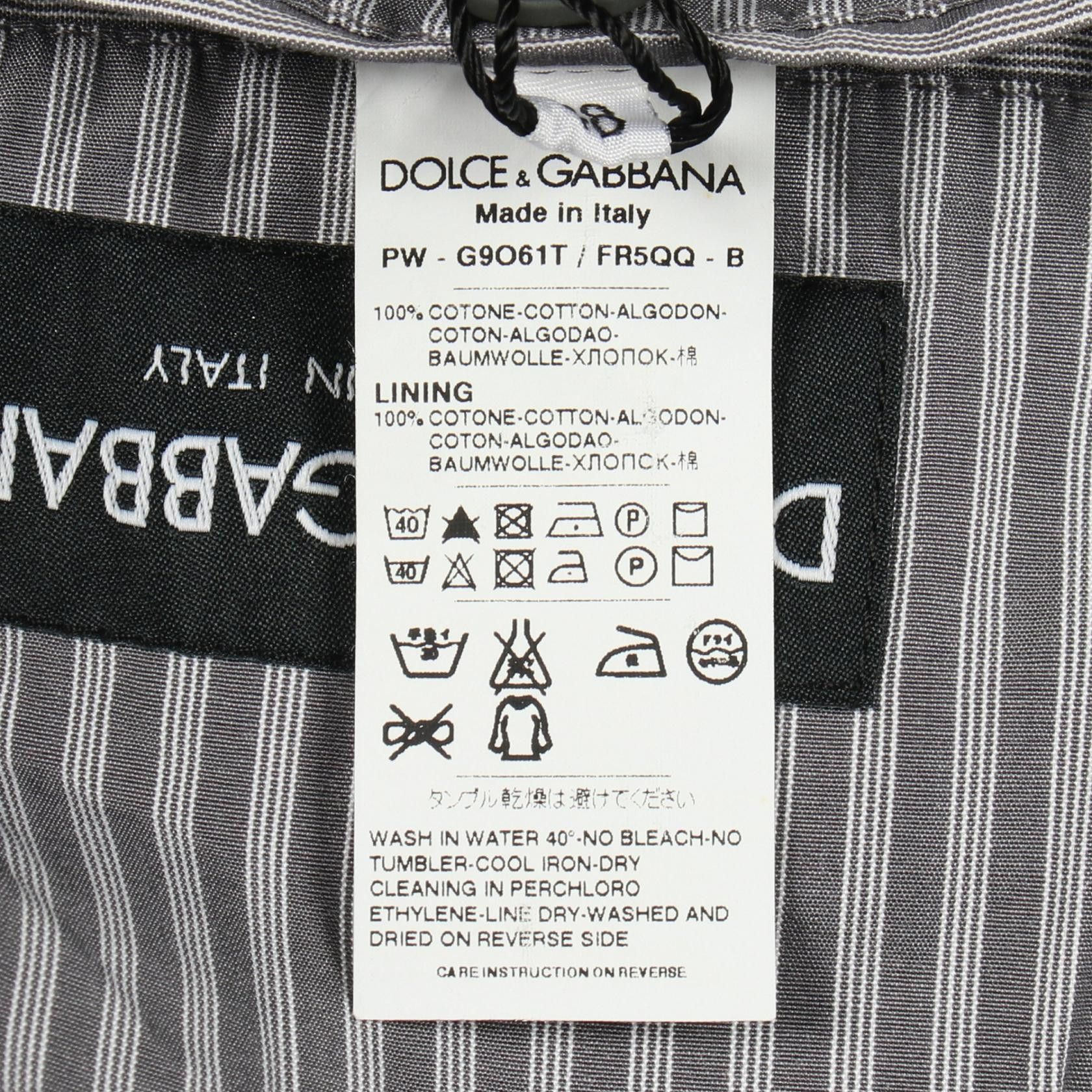 Dolce & Gabbana Dolce & Gabbana Dolce & Gabbana Cotton Outerwear Textile Outerwear DUTY FREE for USA Size ONE SIZE - 5 Thumbnail