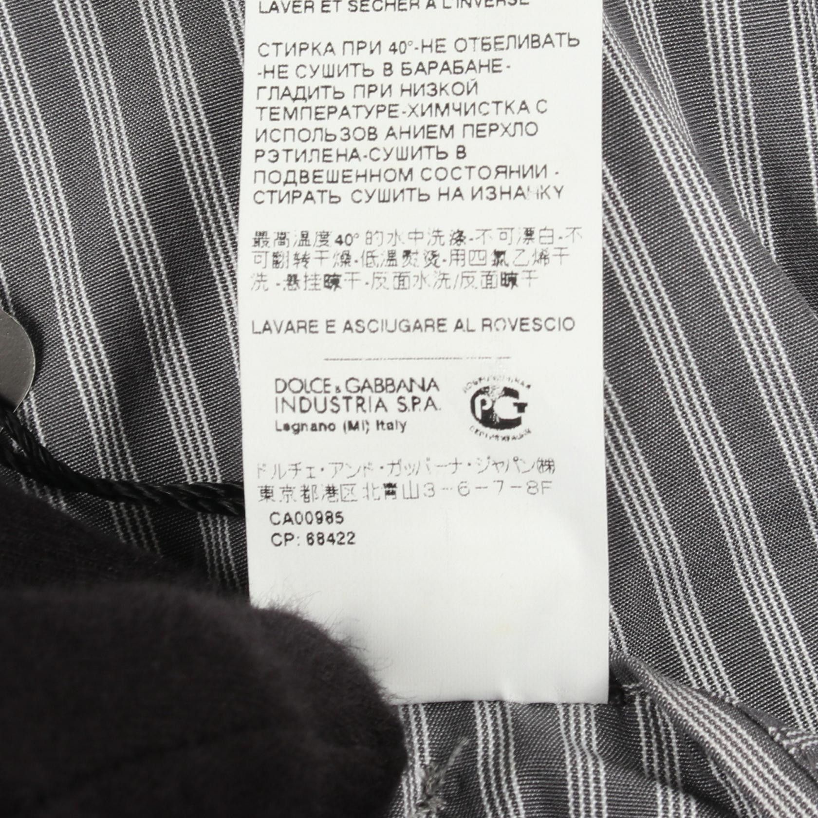 Dolce & Gabbana Dolce & Gabbana Dolce & Gabbana Cotton Outerwear Textile Outerwear DUTY FREE for USA Size ONE SIZE - 4 Thumbnail