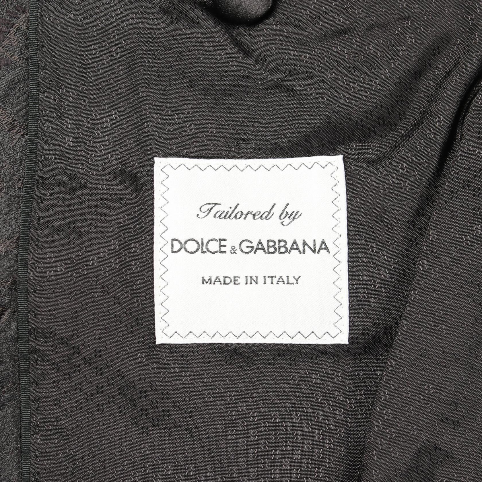Dolce & Gabbana Dolce & Gabbana Dolce & Gabbana Rayon Acetate Tailored Jacket Textile Outerwear G2HE7T DUTY FREE for USA Size ONE SIZE - 3 Thumbnail