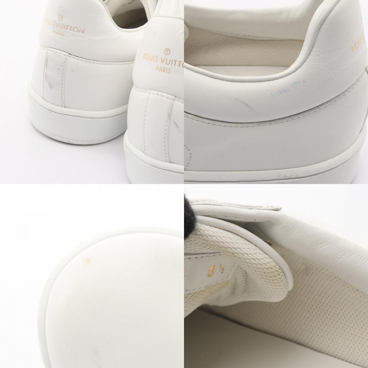 Louis Vuitton Louis Vuitton Louis Vuitton Luxembourg Line Leather Sneakers Leather Shoes DUTY FREE for USA Size ONE SIZE - 10 Thumbnail
