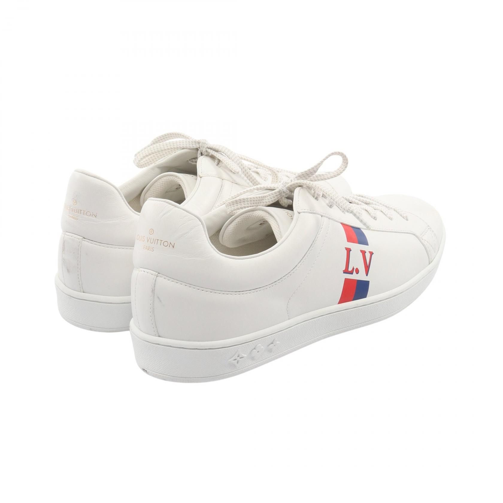 Louis Vuitton Louis Vuitton Louis Vuitton Luxembourg Line Leather Sneakers Leather Shoes DUTY FREE for USA Size ONE SIZE - 2 Thumbnail