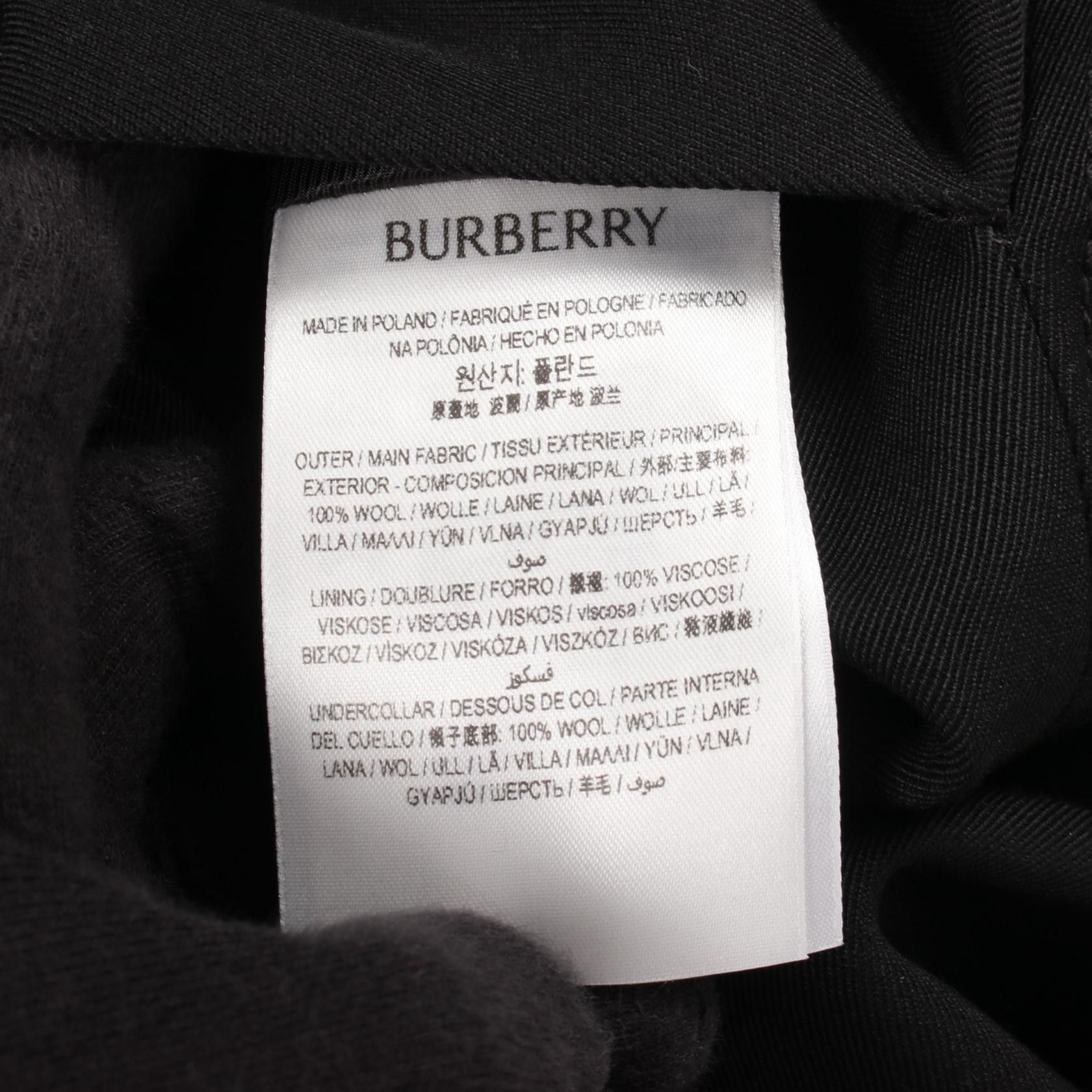 Burberry Burberry Burberry Wool Coat Textile Outerwear DUTY FREE for USA Size ONE SIZE - 5 Thumbnail