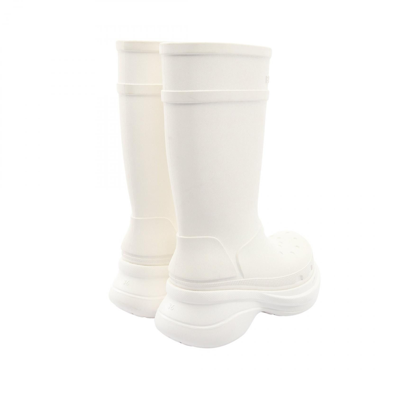 Balenciaga Balenciaga Balenciaga Crocs Rain Boots Plastic / Synthetic Shoes DUTY FREE for USA Size ONE SIZE - 2 Thumbnail