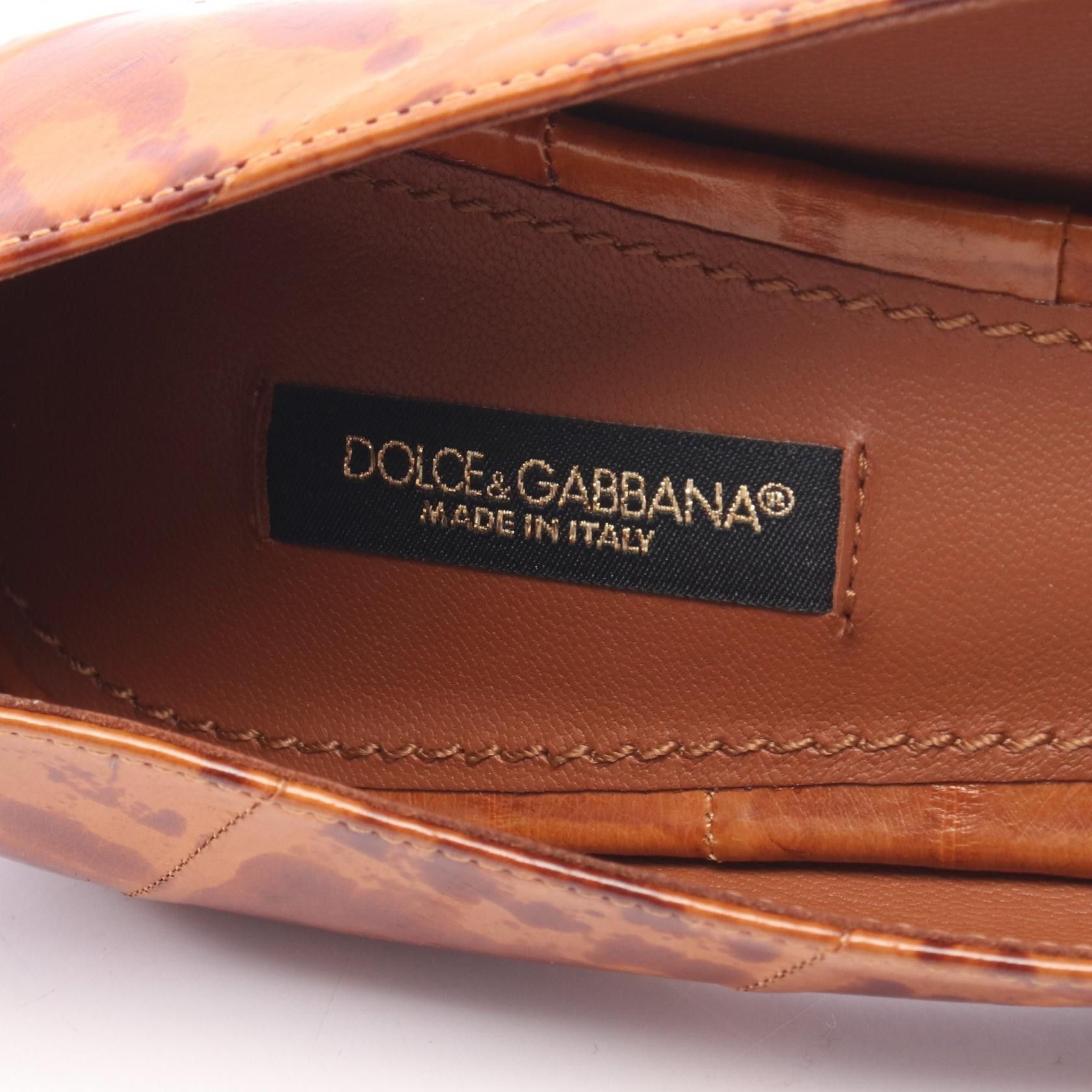 Dolce & Gabbana Dolce & Gabbana Dolce & Gabbana Leather Pumps Leather Shoes DUTY FREE for USA Size ONE SIZE - 5 Thumbnail