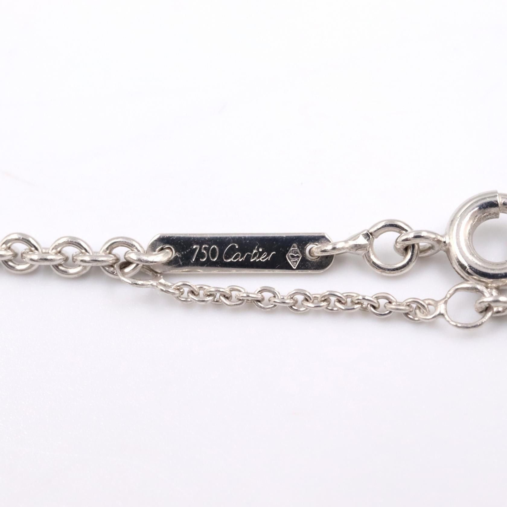 Cartier Cartier Cartier Au750 White Gold Necklace Precious Metal Necklace DUTY FREE for USA Size ONE SIZE - 3 Thumbnail