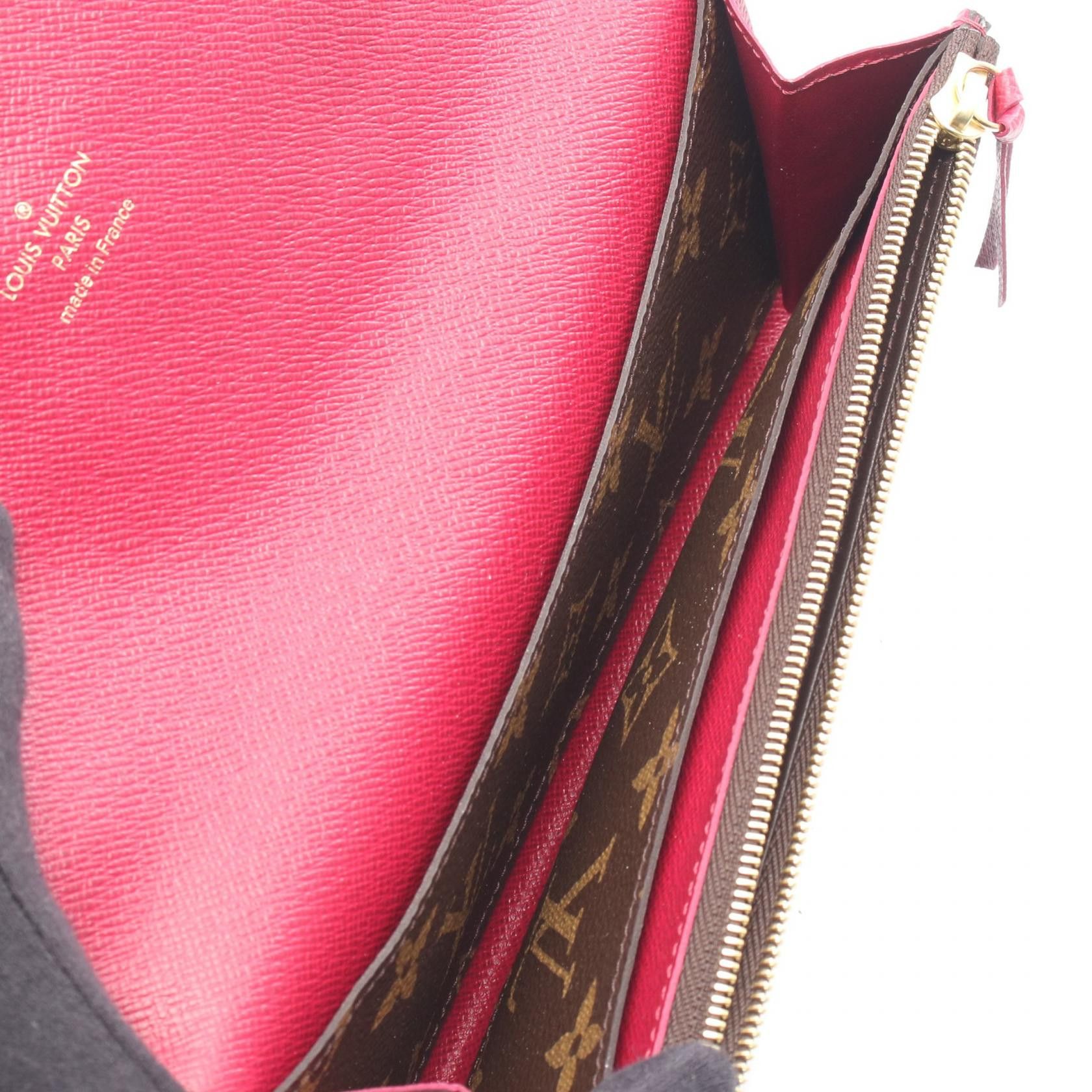 Louis Vuitton Louis Vuitton Louis Vuitton Portefeuille Emilie Monogram long wallet Textile Long Wallet M60697 DUTY FREE for USA Size ONE SIZE - 3 Thumbnail
