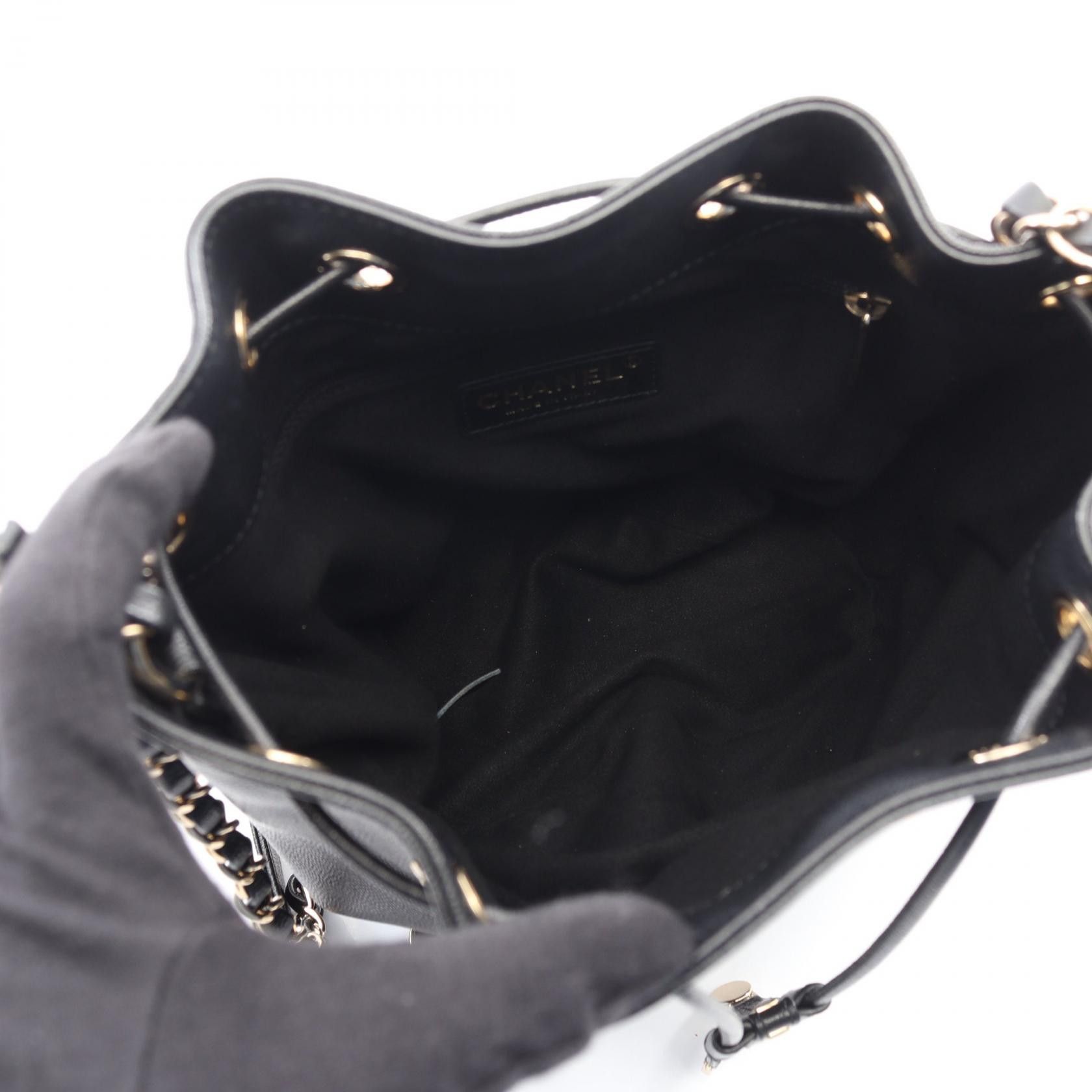 Chanel Chanel Chanel Deauville Leather Shoulder Bag Leather Shoulder Bag AS1045 DUTY FREE for USA Size ONE SIZE - 3 Thumbnail