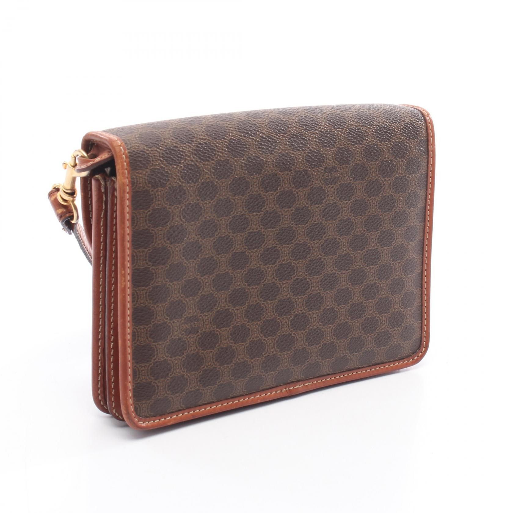 Celine Celine CELINE Macadam Coated Canvas Shoulder Bag Plastic / Synthetic Shoulder Bag DUTY FREE for USA Size ONE SIZE - 2 Thumbnail