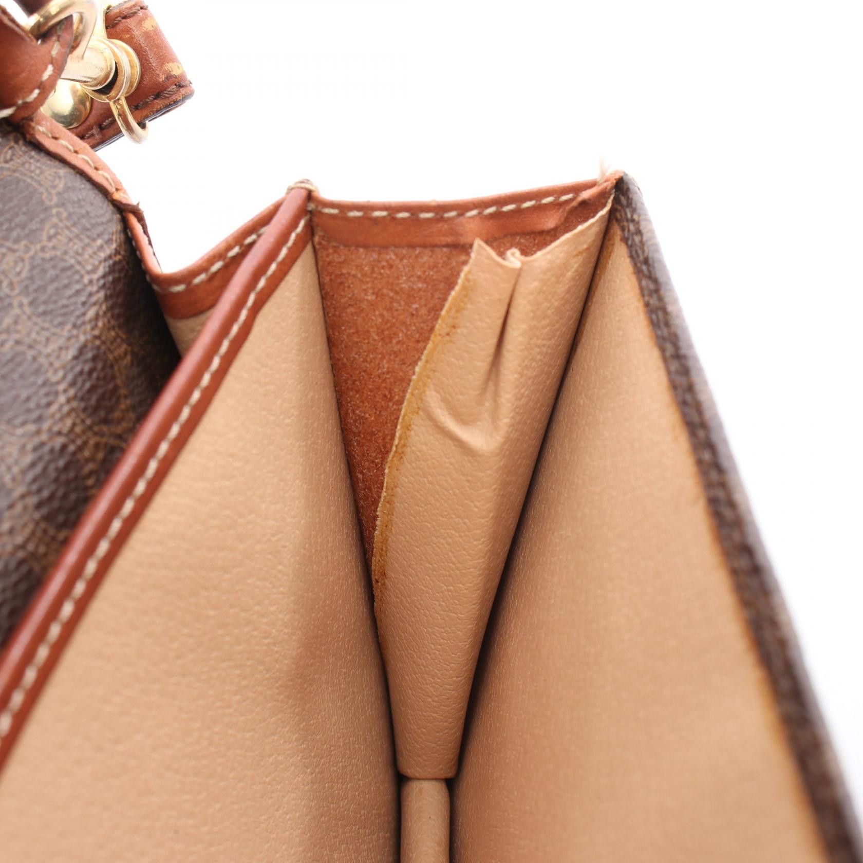 Celine Celine CELINE Macadam Coated Canvas Shoulder Bag Plastic / Synthetic Shoulder Bag DUTY FREE for USA Size ONE SIZE - 7 Thumbnail