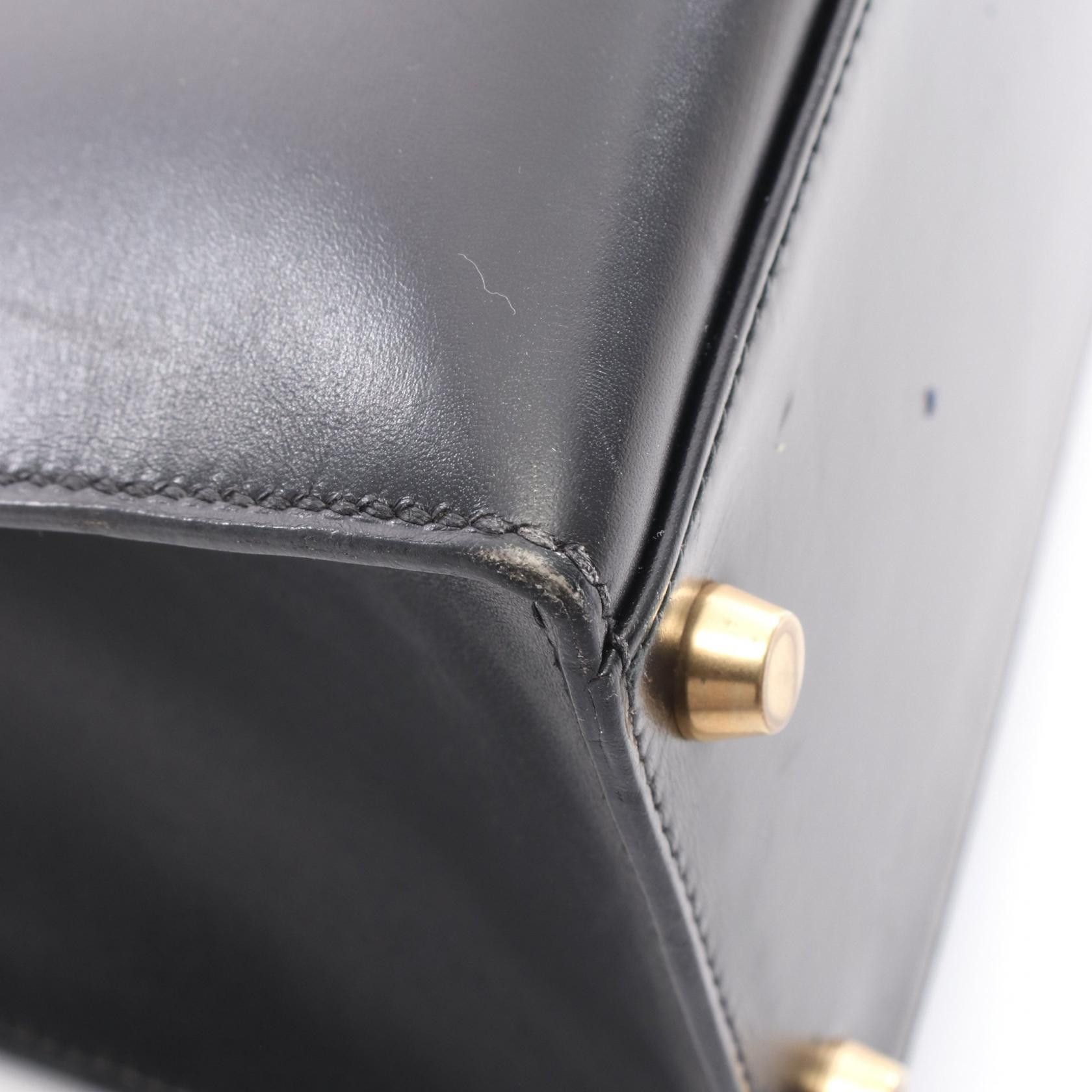 Hermes Hermes Hermes Kelly32 Box Calf Handbag Leather Handbag Y DUTY FREE for USA Size ONE SIZE - 8 Thumbnail