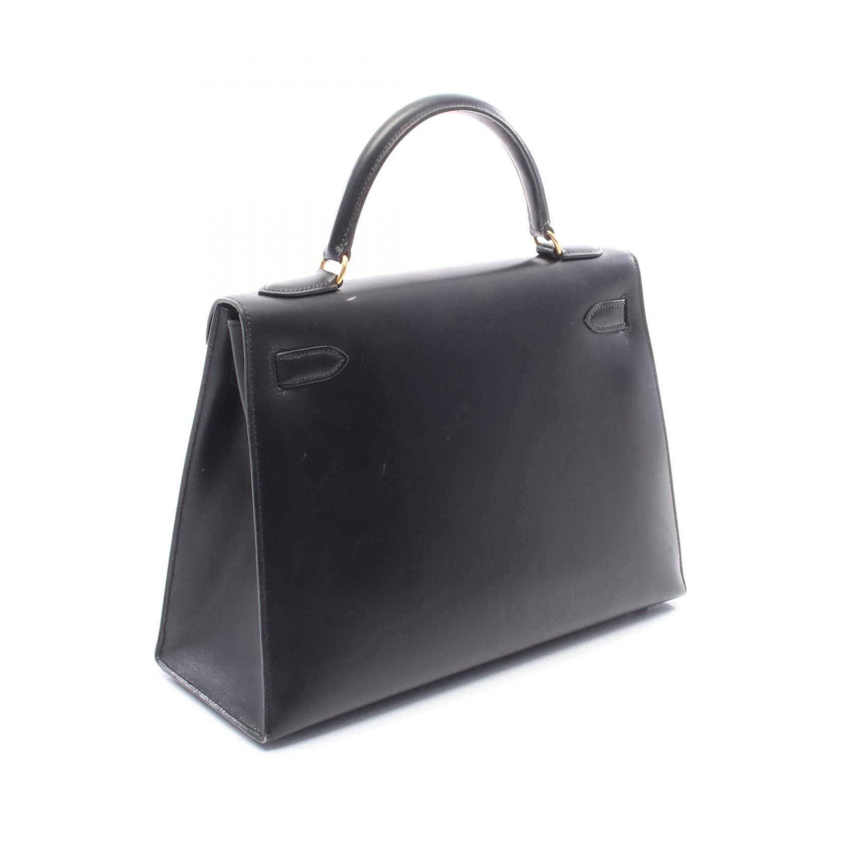 Hermes Hermes Hermes Kelly32 Box Calf Handbag Leather Handbag Y DUTY FREE for USA Size ONE SIZE - 2 Thumbnail