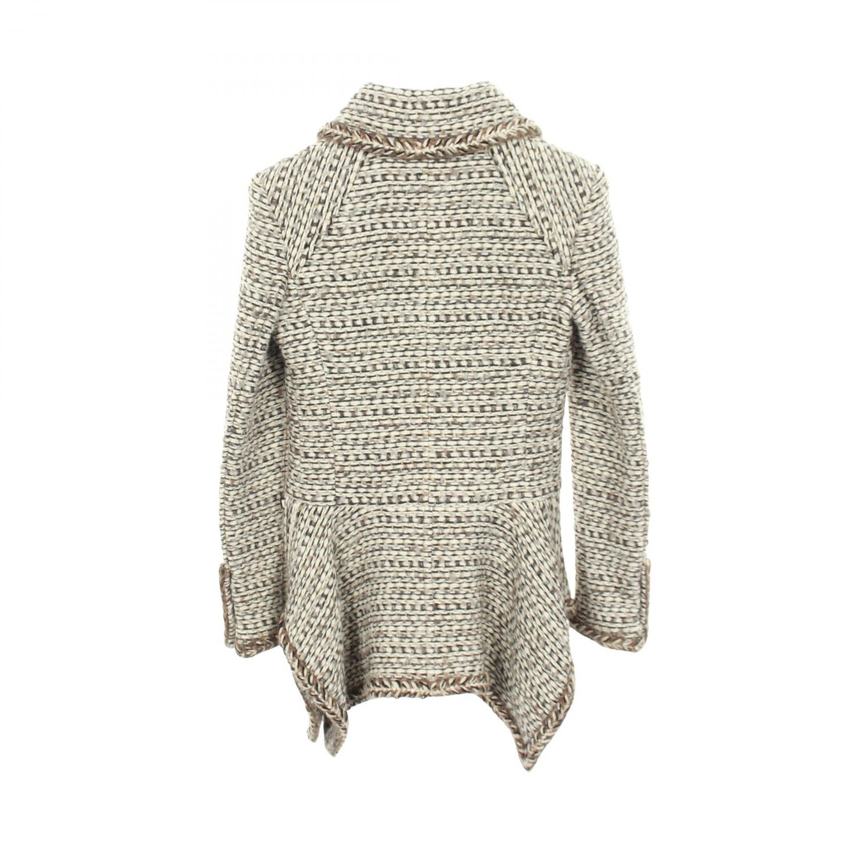 Chanel Chanel Chanel Wool Cashmere Alpaca Coat Textile Outerwear P59951V45402 DUTY FREE for USA Size ONE SIZE - 2 Thumbnail