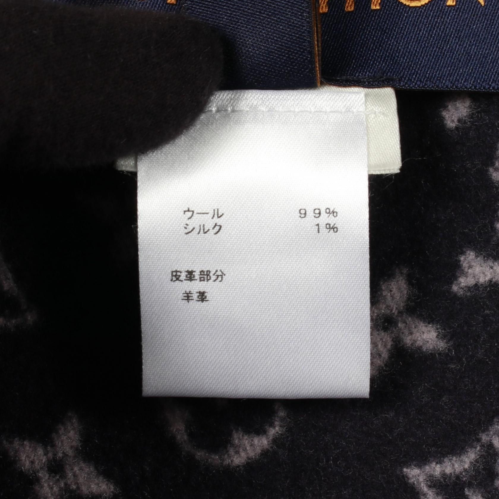Louis Vuitton Louis Vuitton Louis Vuitton Monogram Wool Poncho Textile Outerwear DUTY FREE for USA Size ONE SIZE - 6 Thumbnail