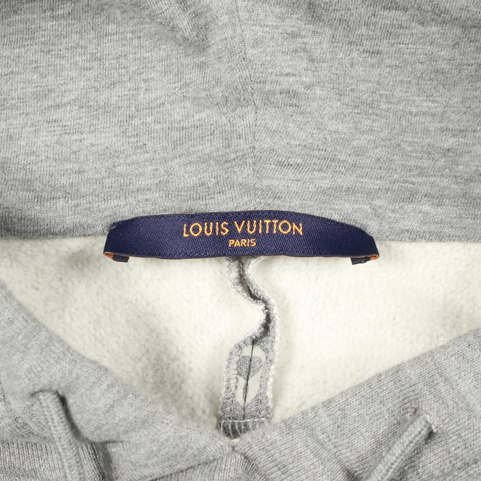 Louis Vuitton Louis Vuitton Louis Vuitton Monogram Circle Cut Hoodie Cotton Top Textile Sweatshirts & Hoodies DUTY FREE for USA Size ONE SIZE - 3 Thumbnail
