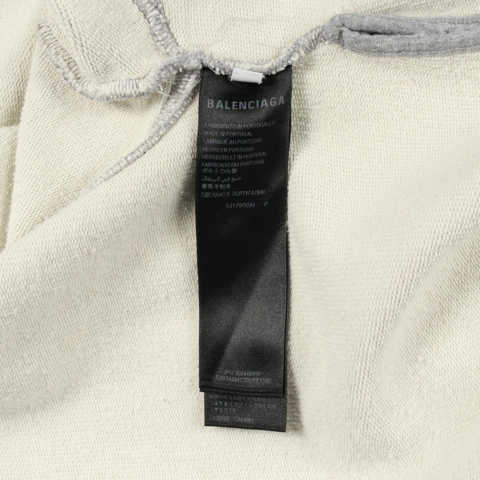 Balenciaga Balenciaga Balenciaga TAPE TYPE BB logo cotton hoodie Textile Sweatshirts & Hoodies DUTY FREE for USA Size ONE SIZE - 4 Thumbnail