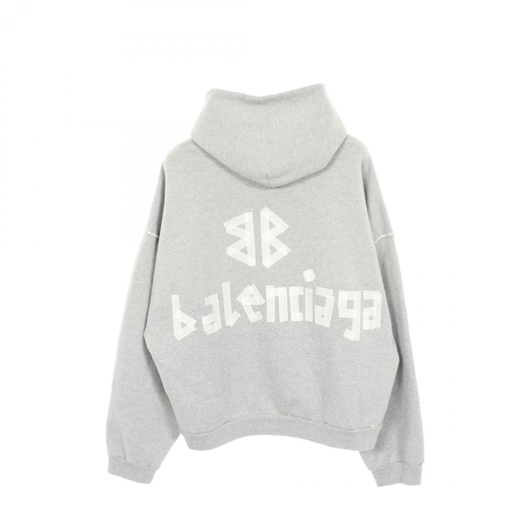 Balenciaga Balenciaga Balenciaga TAPE TYPE BB logo cotton hoodie Textile Sweatshirts & Hoodies DUTY FREE for USA Size ONE SIZE - 2 Thumbnail