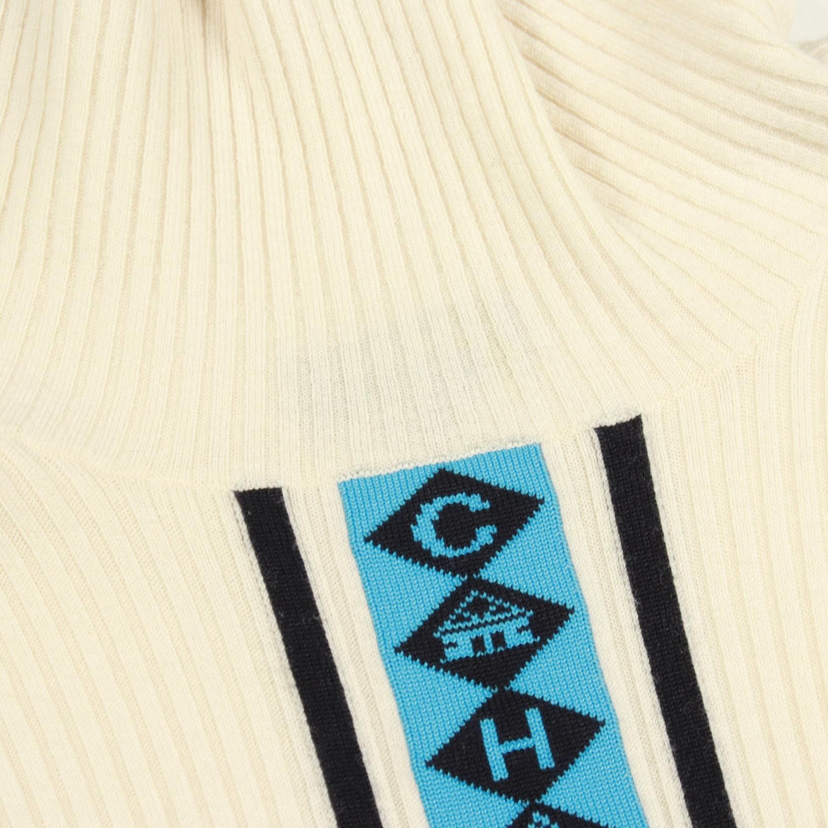 Chanel Chanel Chanel Wool Knit Top Textile Tops P62182K47563 DUTY FREE for USA Size ONE SIZE - 6 Thumbnail